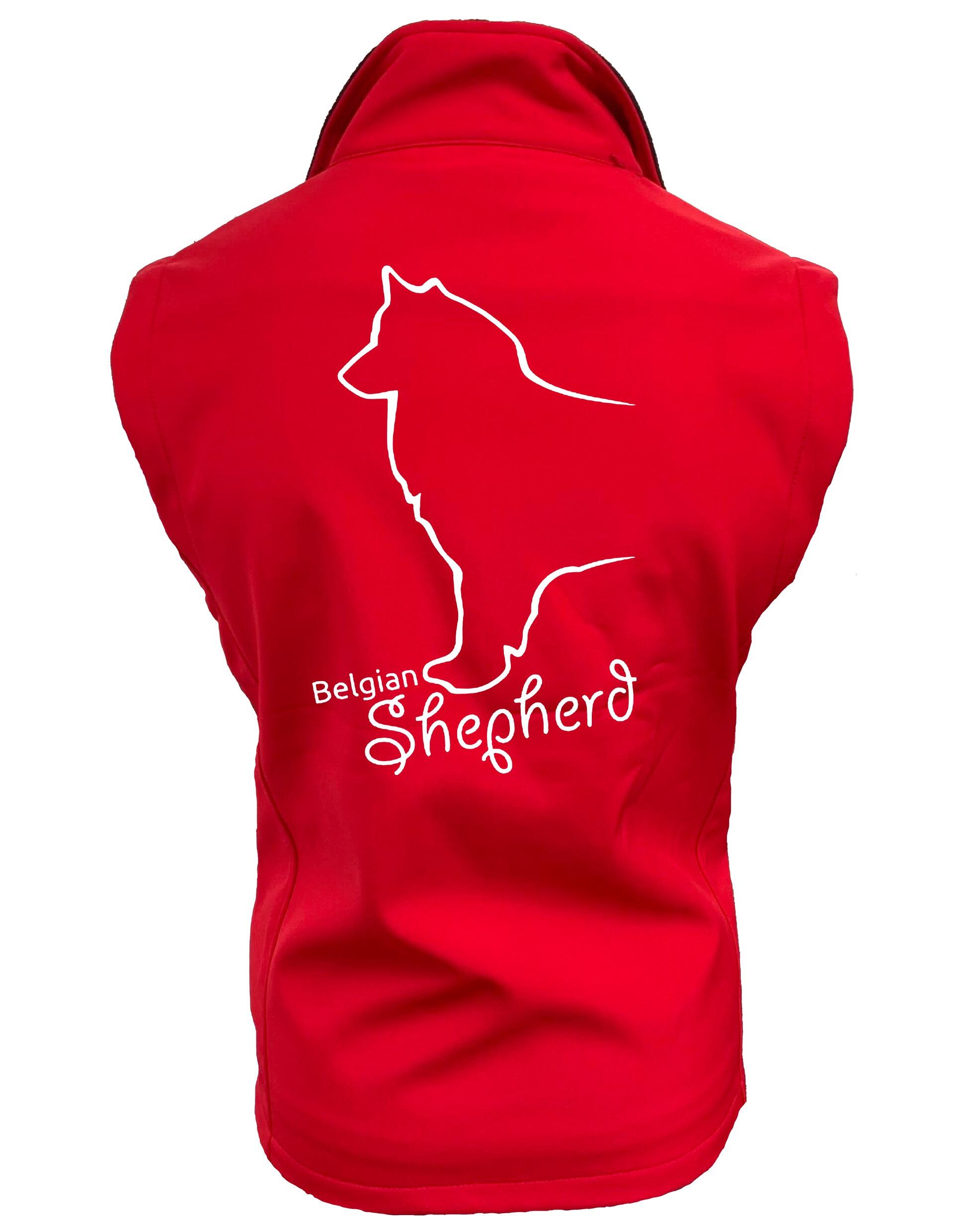 Unisex Belgian Shepherd Softshell Gilet – Style Meets Comfort for Belgian Shepherd Lovers