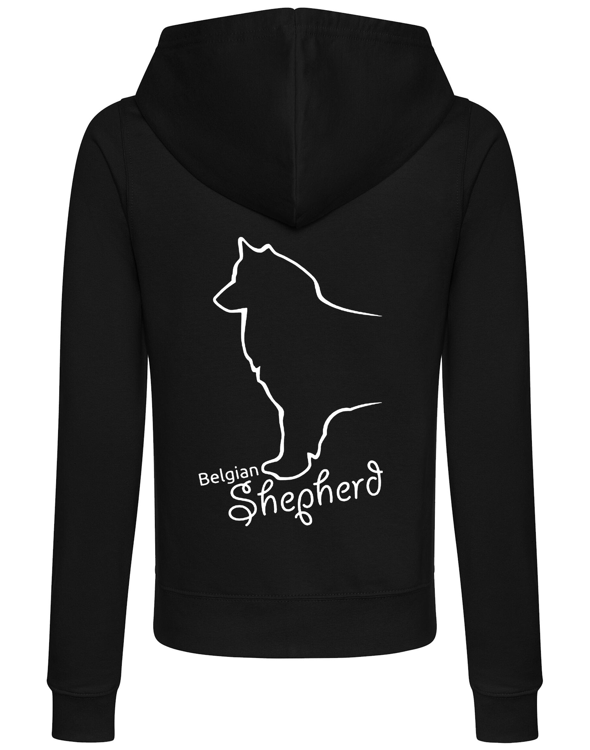 Belgian Shepherd Dog Breed Women’s Zipped Hoodies – Style, Comfort, and Belgian Shepherd Love