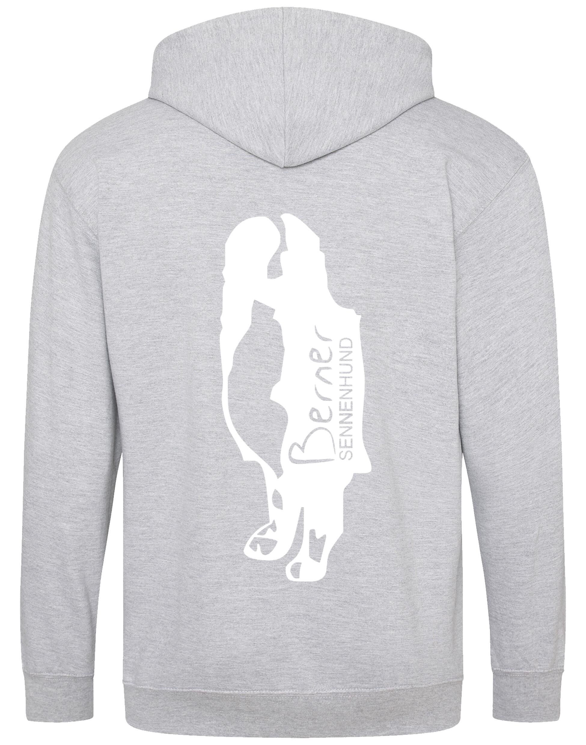 Berner Sennenhund Dog Breed Design Zipped Hoodie – Style and Comfort for Dog Lovers