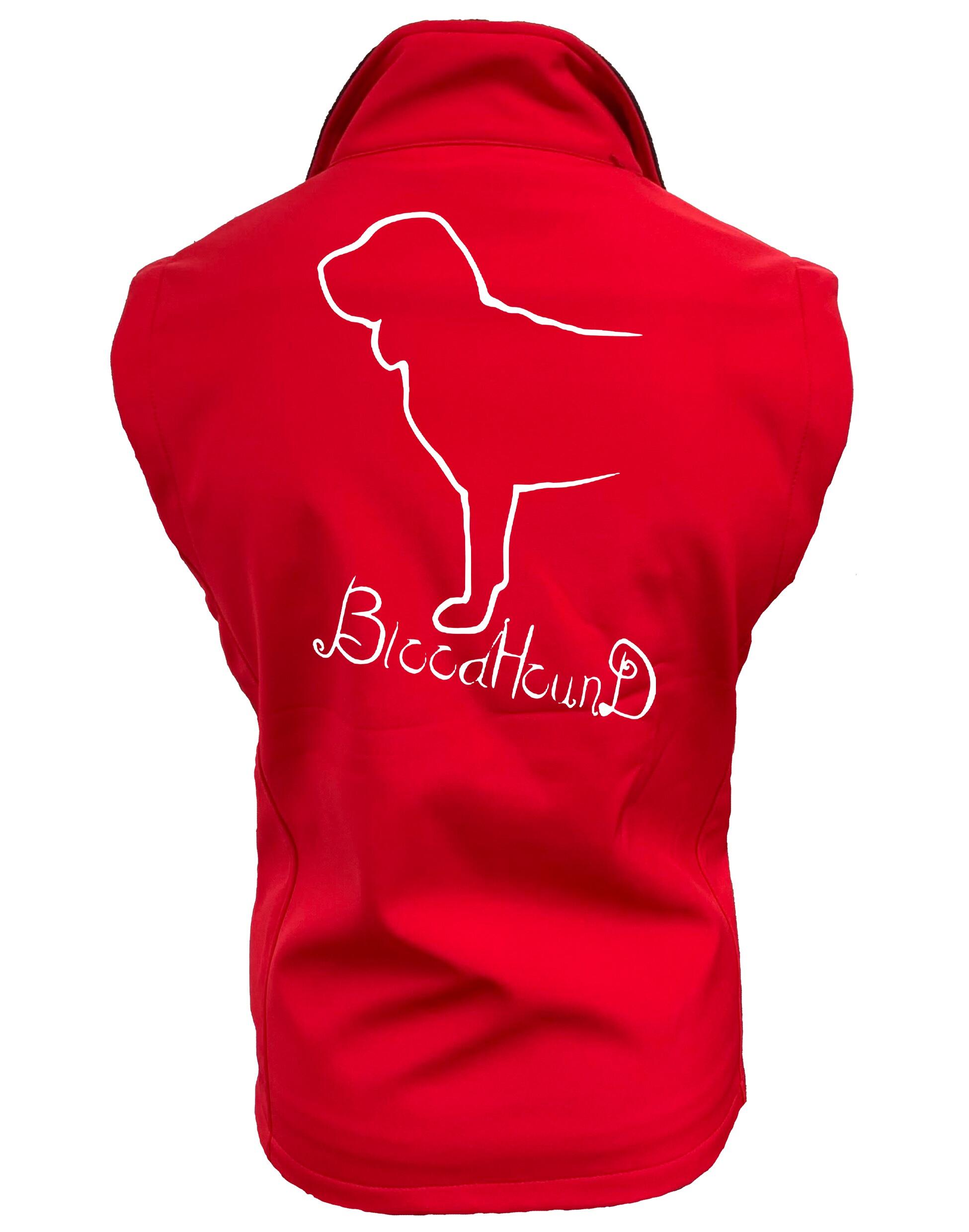 Bloodhound Dog Breed Design Women’s Softshell Gilet – Perfect Blend of Style and Functionality