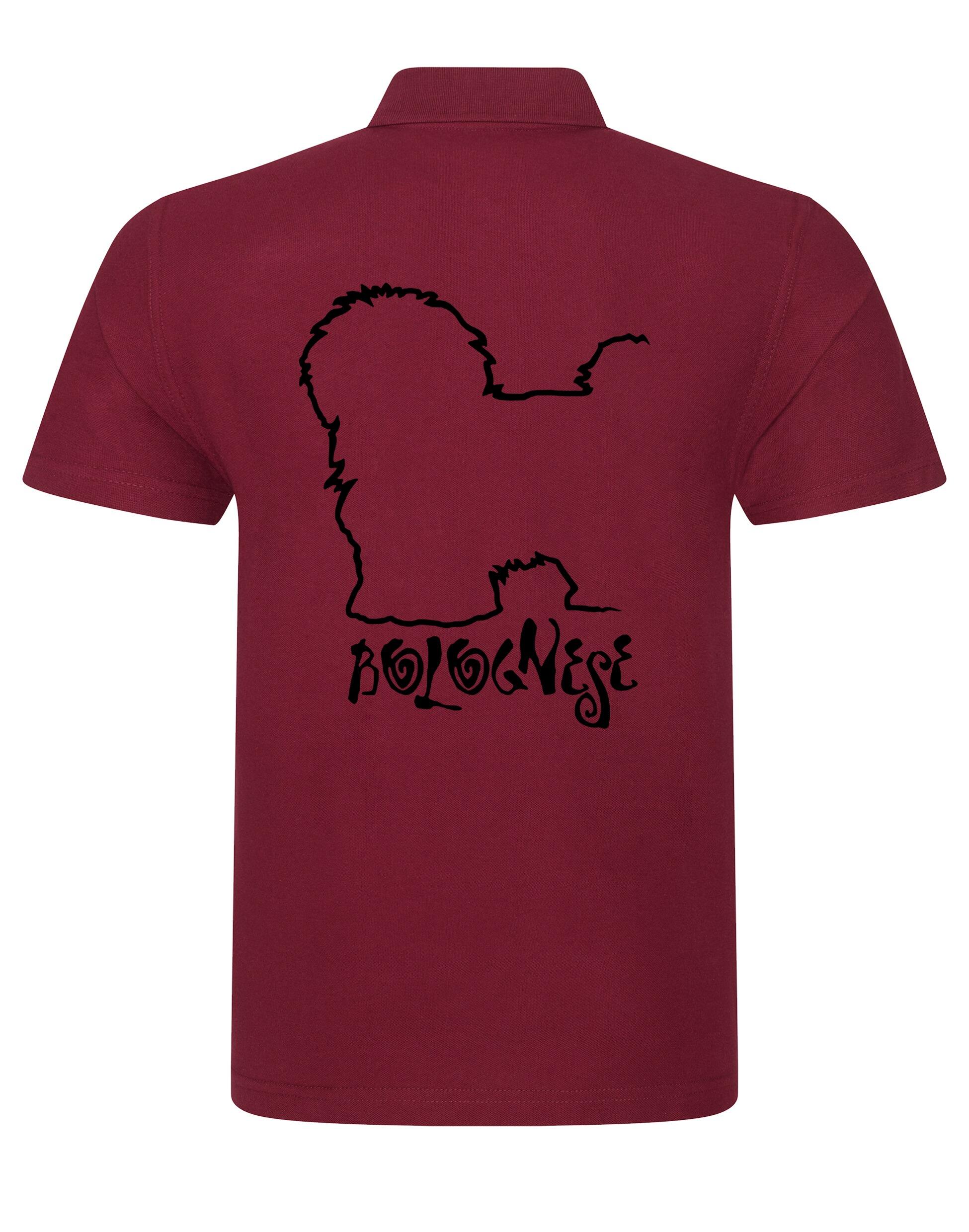 Unisex Cotton Polo with Bolognese Dog Breed Design – Comfort and Style for Every Bolognese Enthusiast