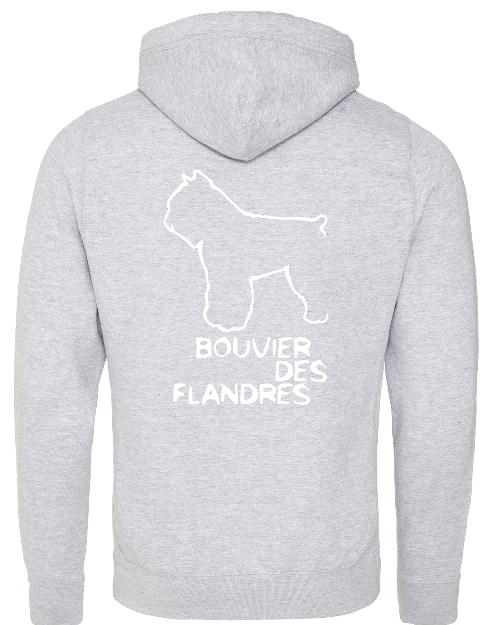 Bouvier des Flandres Dog Breed Design Unisex Crossneck Pullover Hoodie