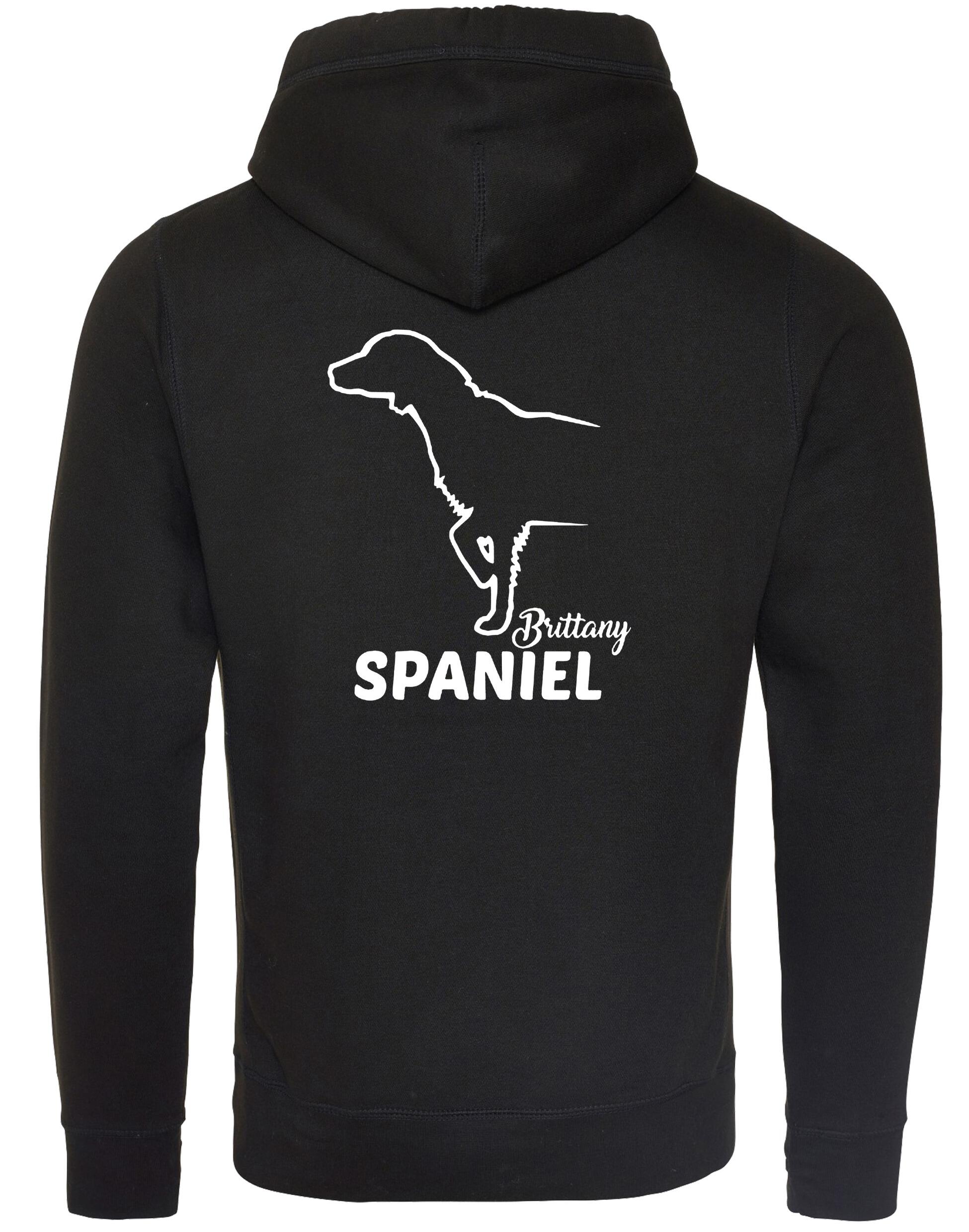 Brittany Spaniel Dog Breed Design Unisex Crossneck Pullover Hoodie – A Must-Have for Brittany Spaniel Fans