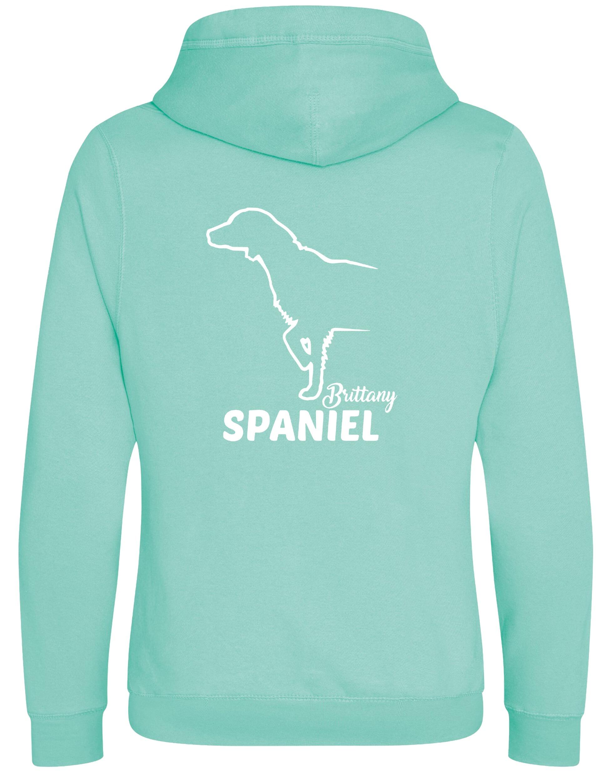 Brittany Spaniel Dog Breed Design Unisex Crossneck Pullover Hoodie – A Must-Have for Brittany Spaniel Fans
