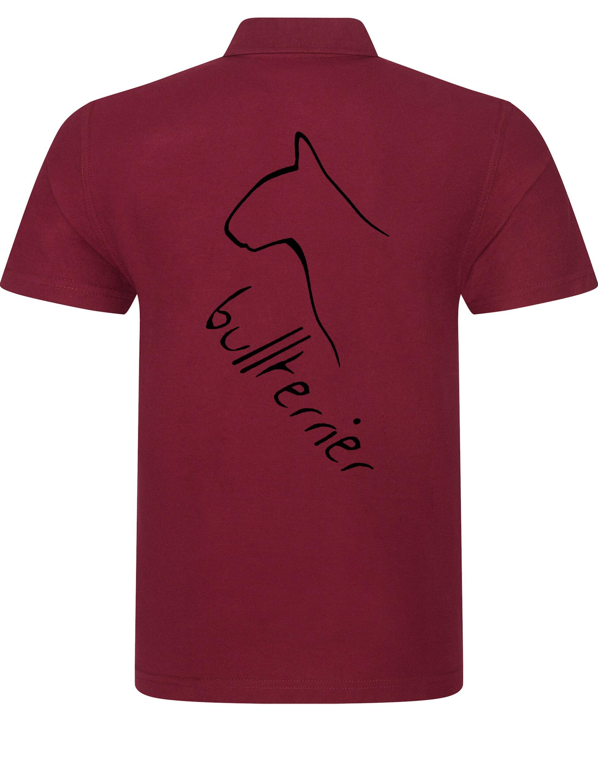 Unisex Cotton Polo with Bullterrier Dog Breed Design – Comfort and Style for Every Bullterrier Enthusiast