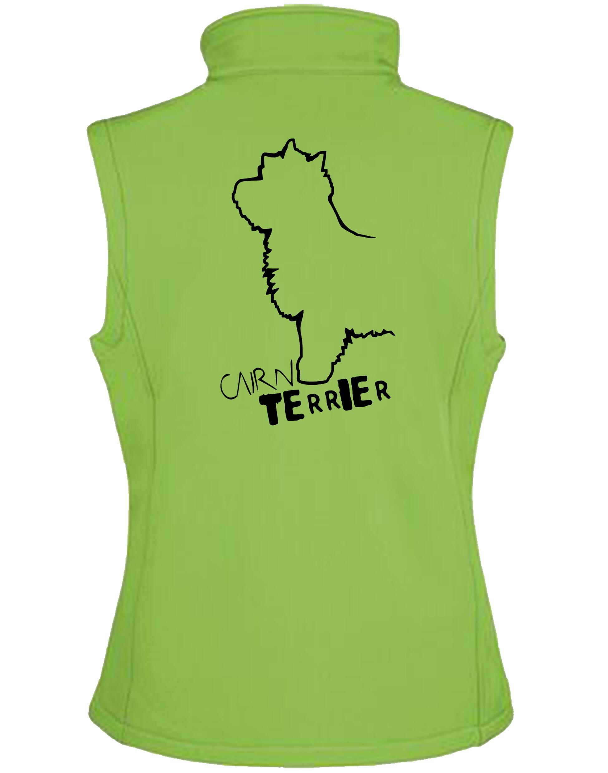 Cairn Terrier Dog Breed Design Unisex Softshell Gilet – The Perfect Style for Cairn Terrier Lovers