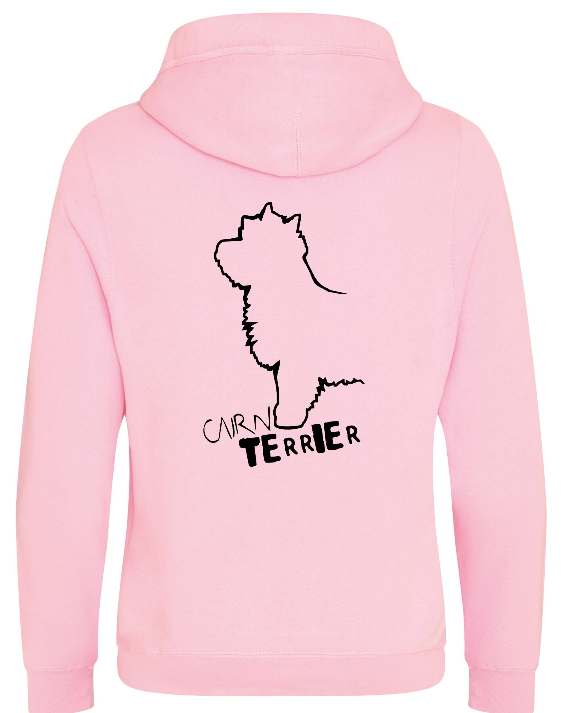 Unisex Crossneck Pullover Hoodie with Cairn Terrier Dog Breed Design – A Must-Have for Cairn Terrier Fans