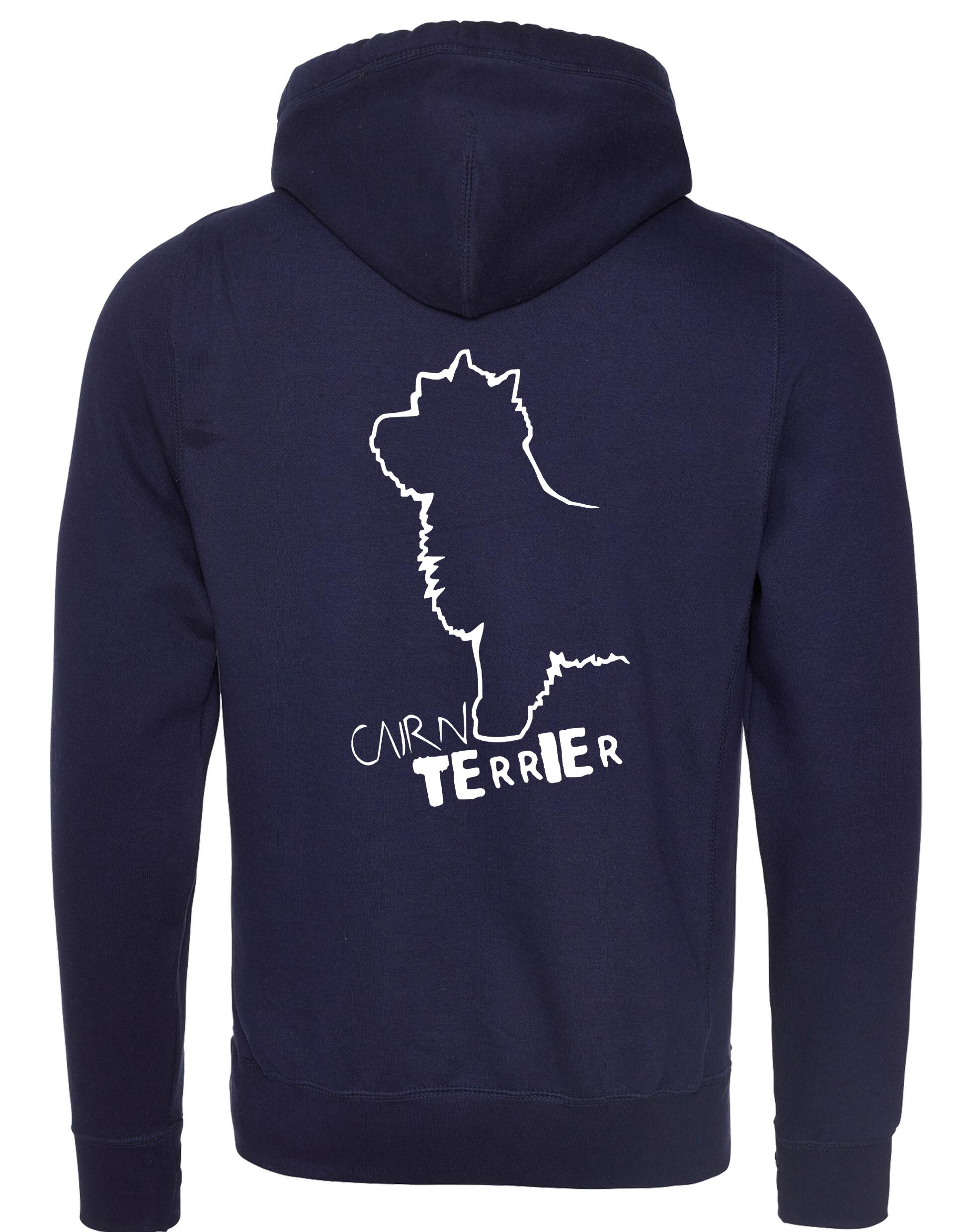 Unisex Crossneck Pullover Hoodie with Cairn Terrier Dog Breed Design – A Must-Have for Cairn Terrier Fans