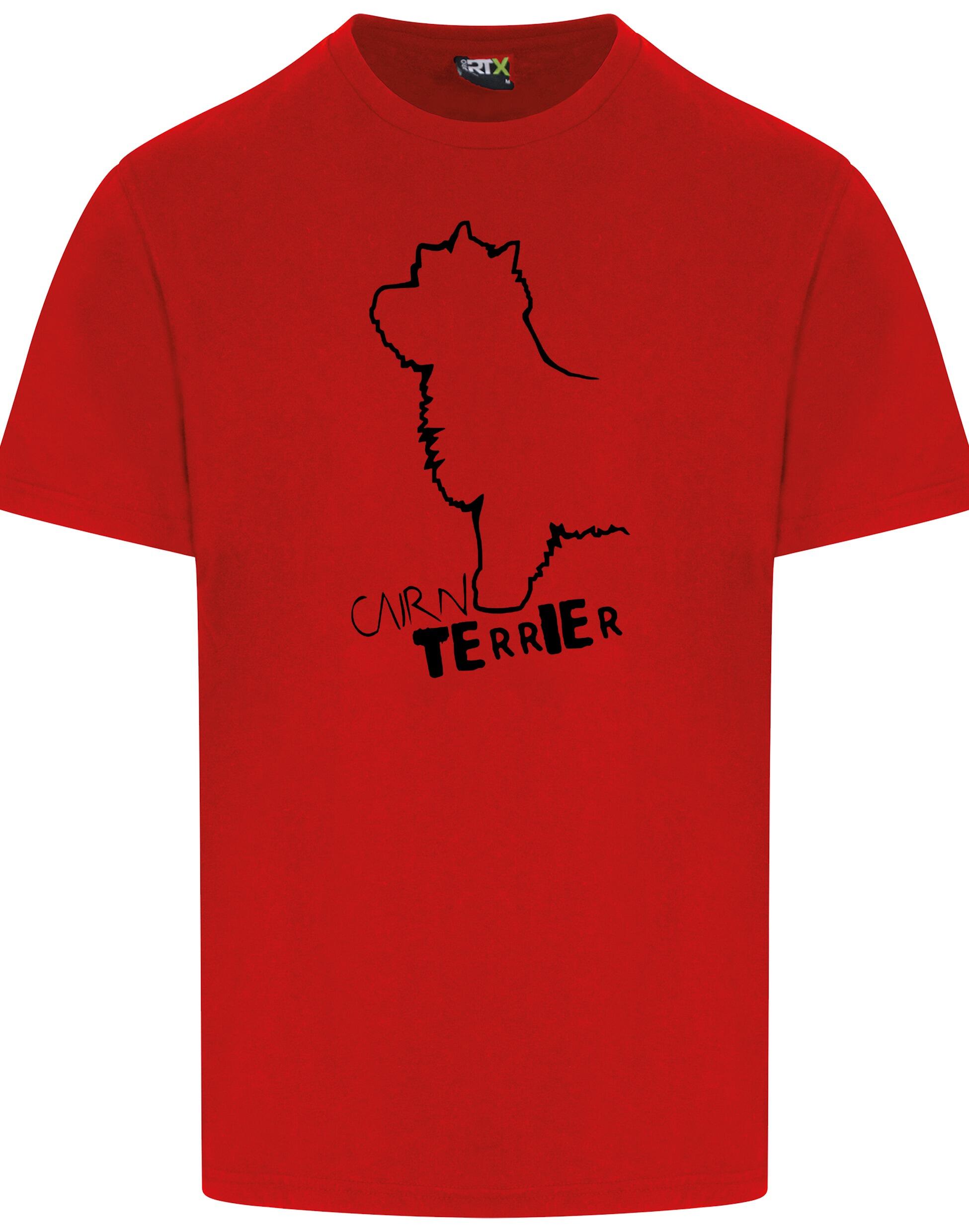 Unisex Roundneck T-shirt with Cairn Terrier Dog Breed Design – Style for Every Cairn Terrier Fan