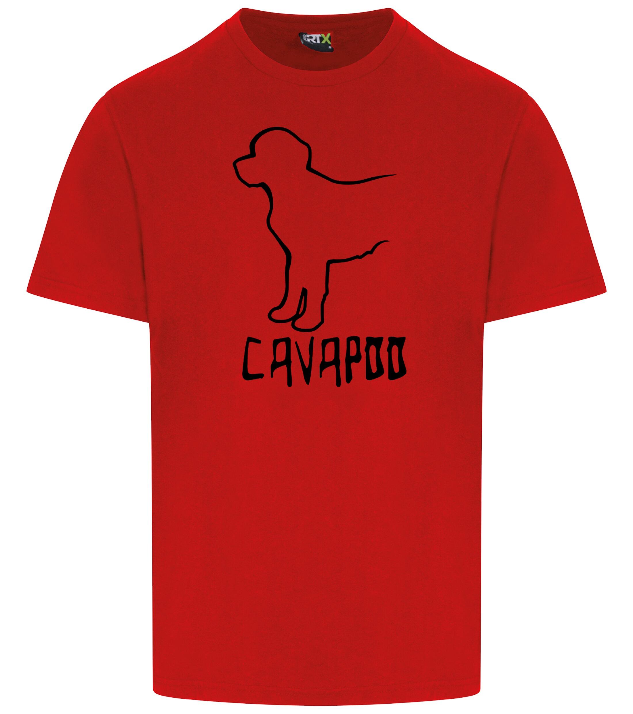 Unisex Roundneck T-shirt with Cavapoo Dog Breed Design – Style for Every Cavapoo Fan