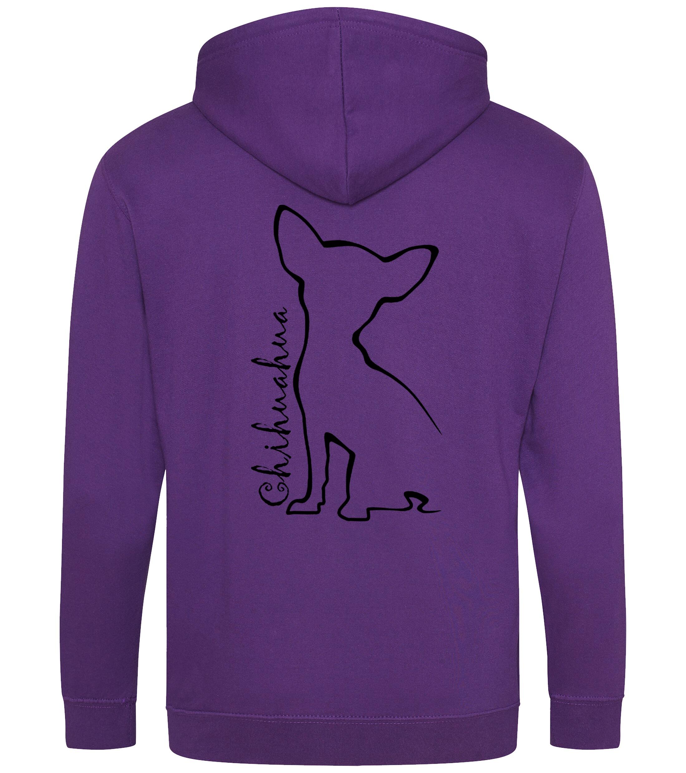 Chihuahua Dog Breed Design Zipped Hoodie – Comfort, Style, and Chihuahua Pride