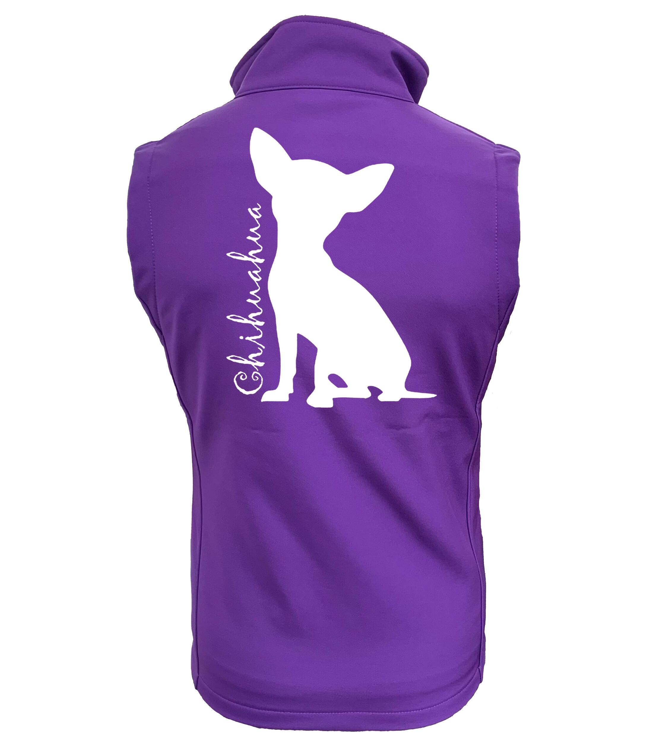 Women’s Softshell Jacket with Chihuahua Silhouette Design – Style and Comfort for Chihuahua Lovers