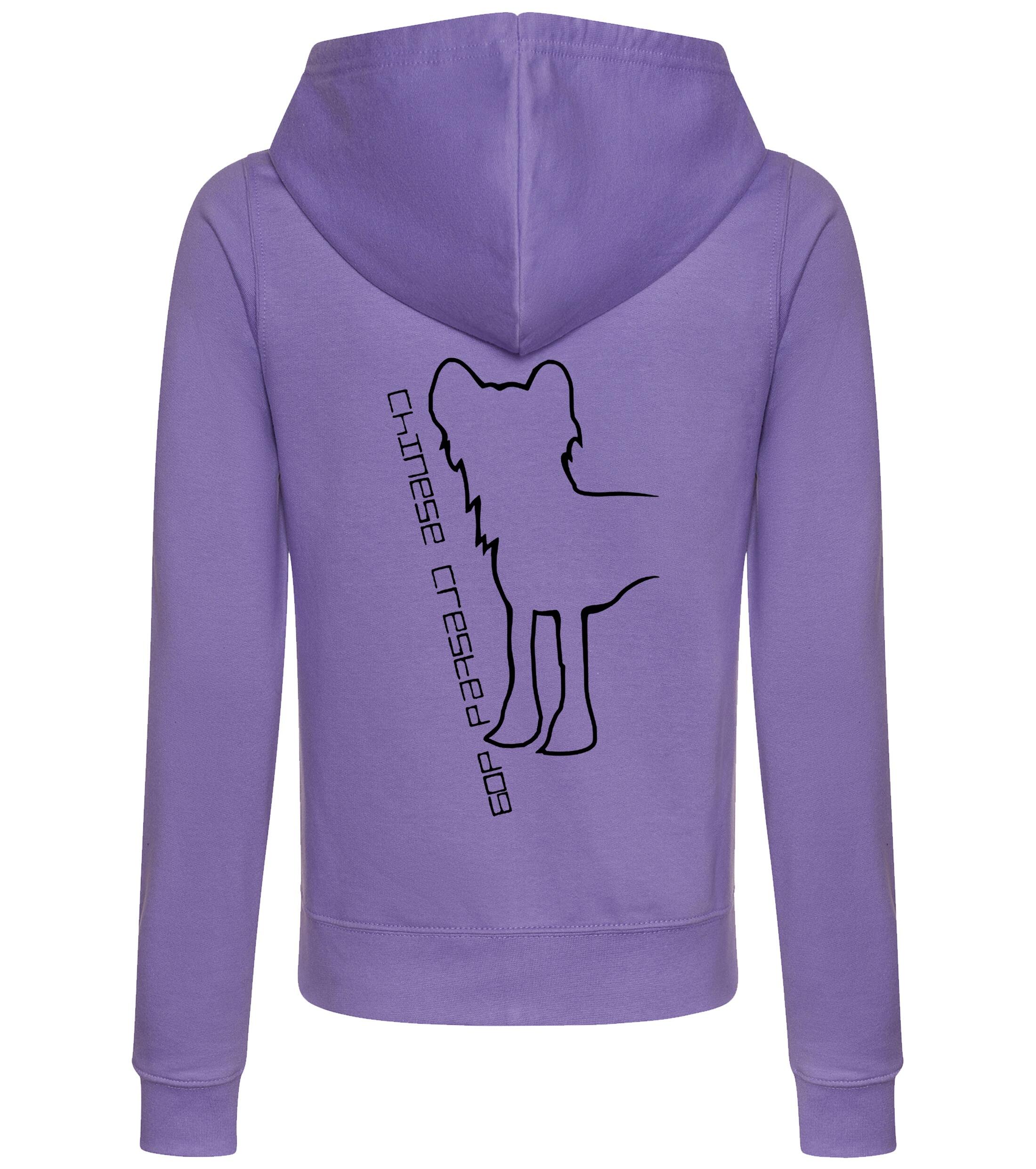 Chinese Crested Dog Breed Women’s Zipped Hoodie – Style, Comfort, and Breed Pride