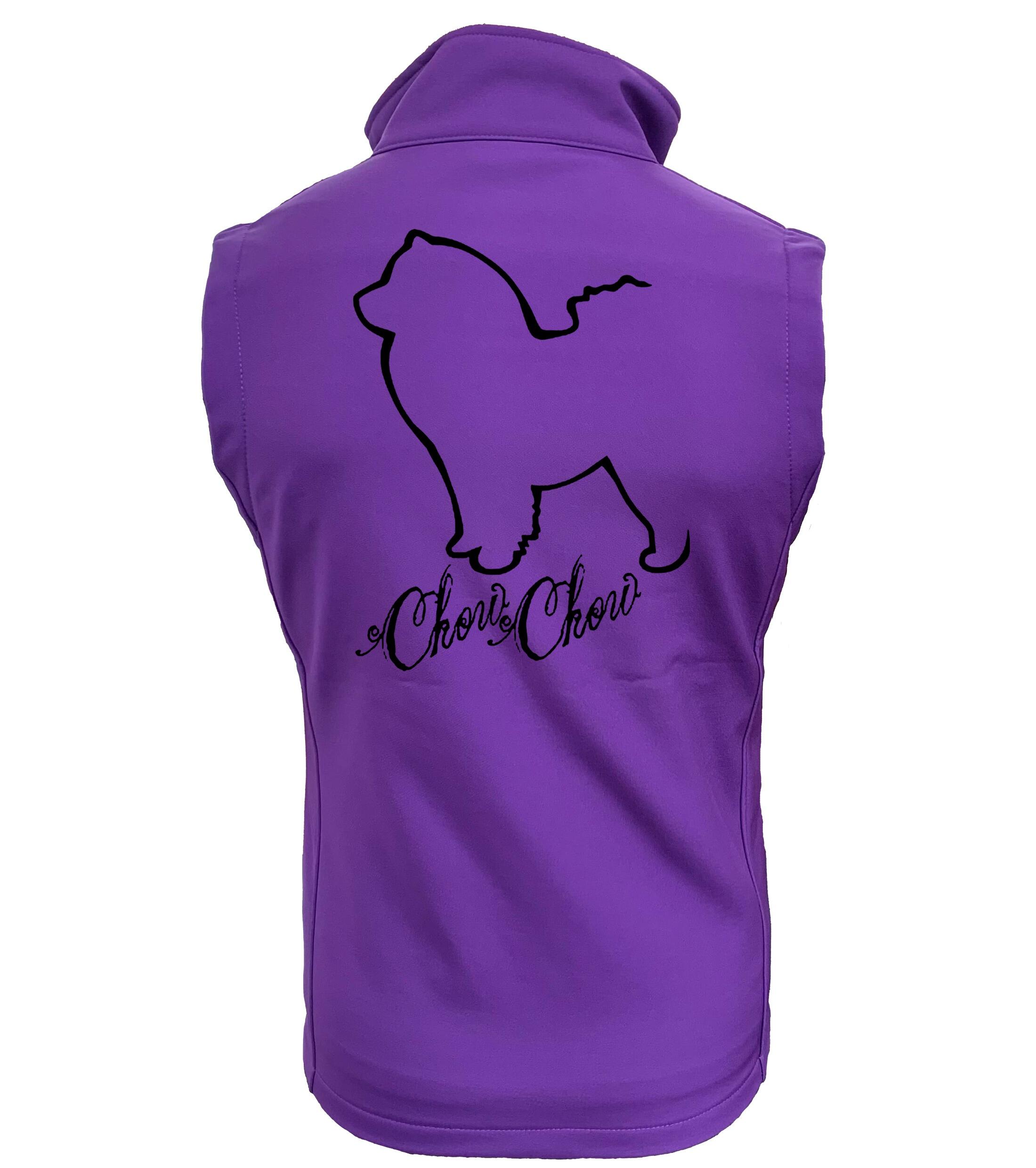 Chow Chow Dog Breed Design Unisex Softshell Gilet – Style and Function for Chow Chow Lovers