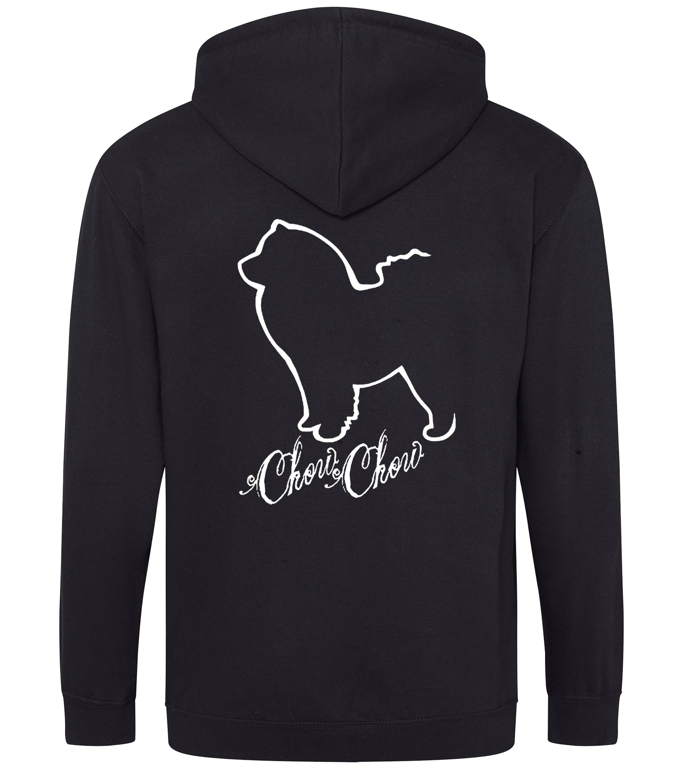 Chow Chow Dog Breed Design Zipped Hoodie – Comfort, Style, and Chow Chow Pride