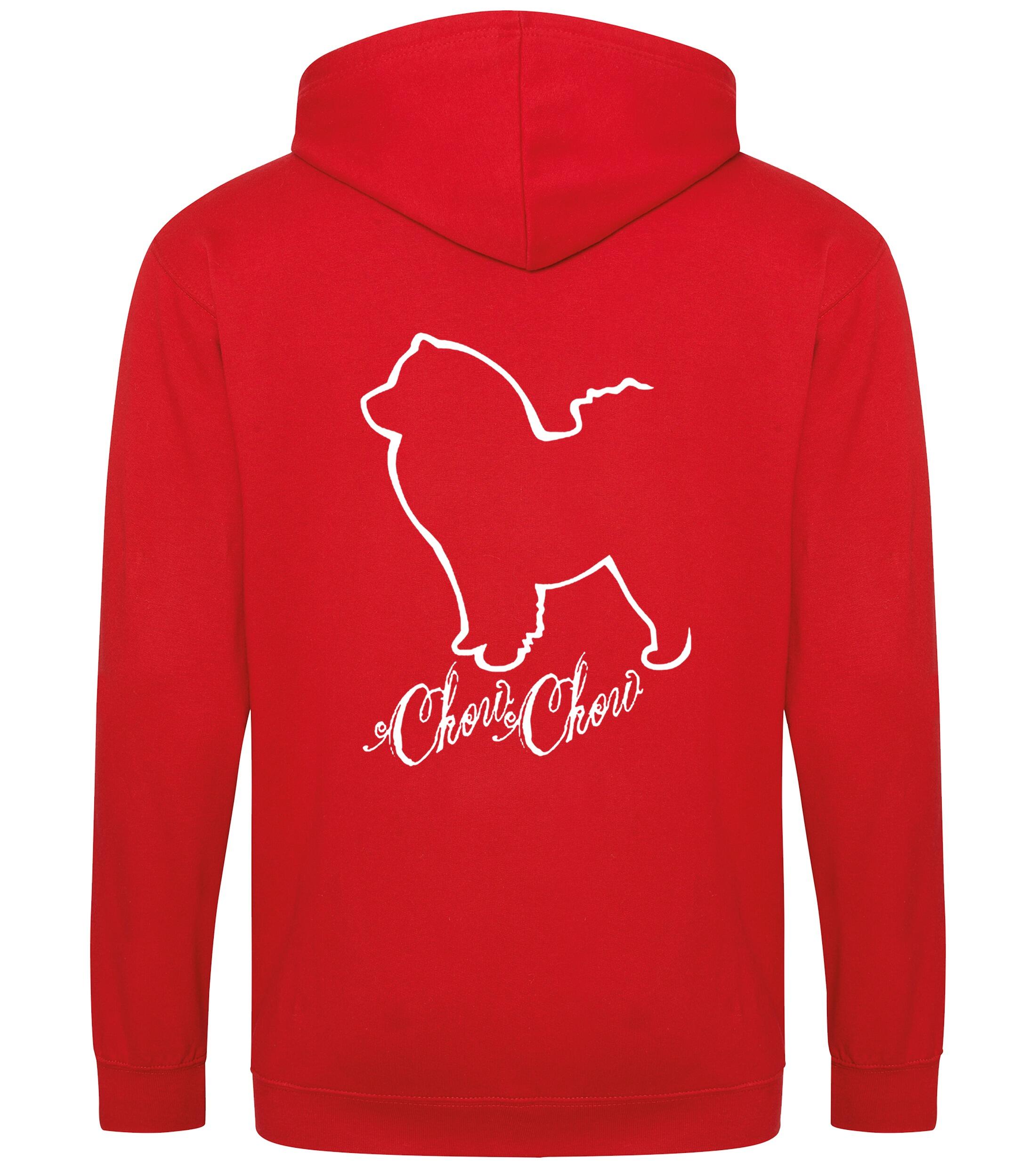 Chow Chow Dog Breed Design Zipped Hoodie – Comfort, Style, and Chow Chow Pride