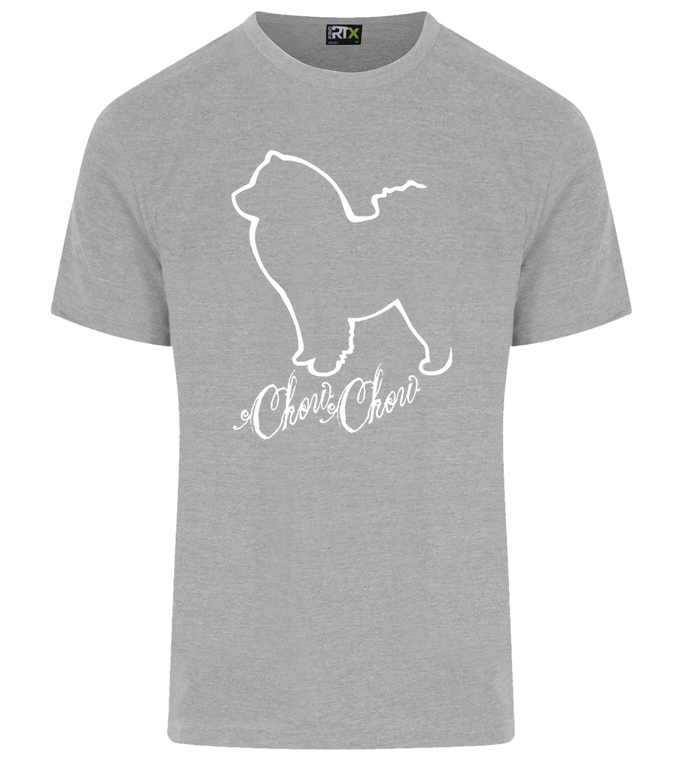 Unisex Roundneck T-shirt with Chow Chow Dog Breed Design – Essential Style for Chow Chow Fans