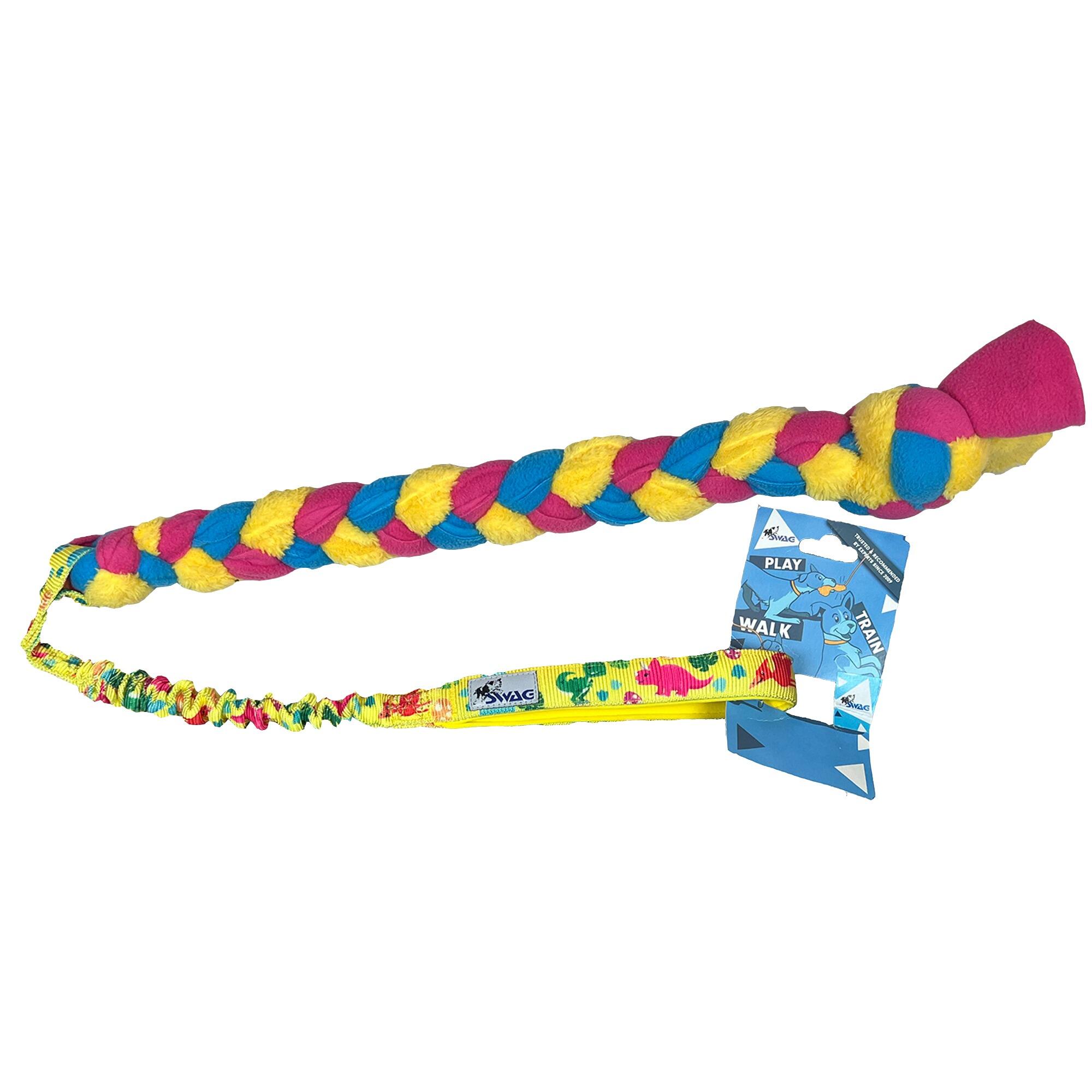 SwagK9 Ultimate Big Braid Bungee Toy – Durable & Interactive Tug Play