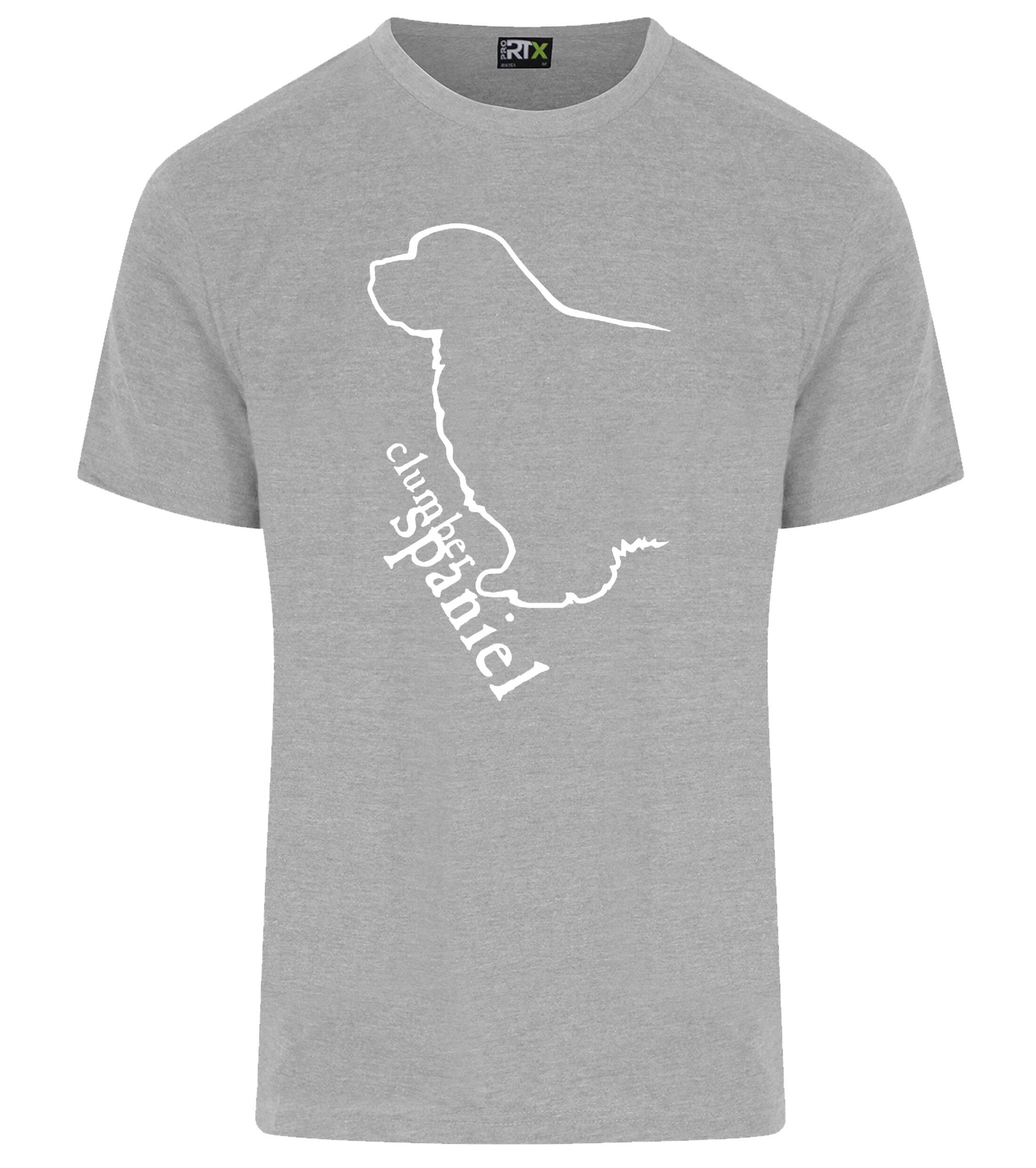 Unisex Roundneck T-shirt with Clumber Spaniel Dog Breed Design – Essential Style for Clumber Spaniel Fans