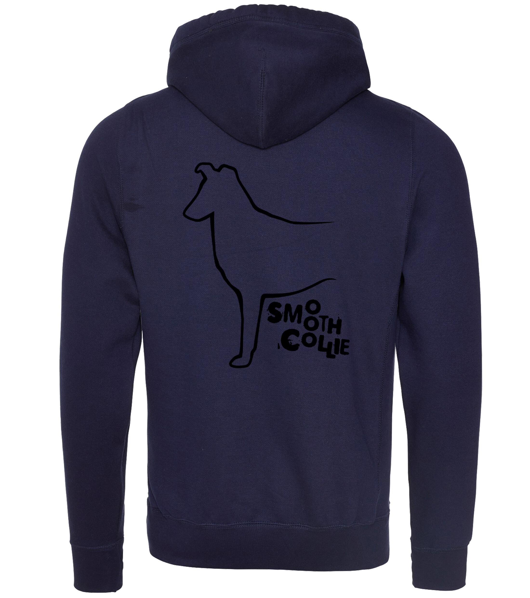 Unisex Crossneck Pullover Hoodie with Collie (Smooth) Dog Breed Design – Celebrate Your Love for Collies