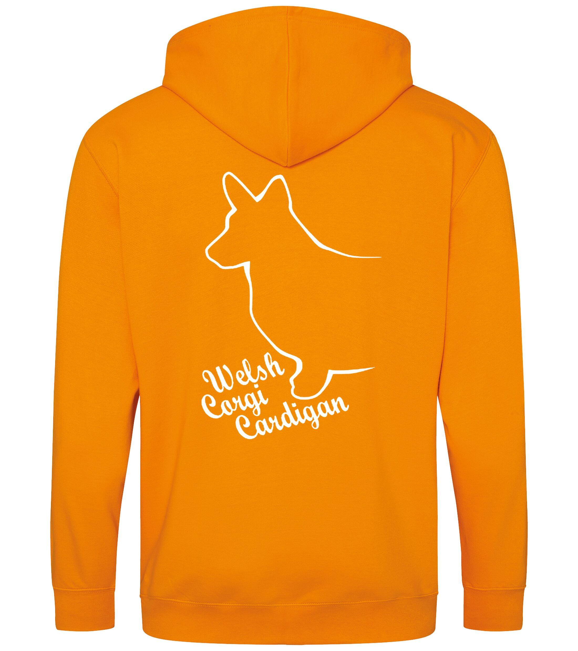 Corgi Cardigan (Welsh) Dog Breed Design Zipped Hoodie – Comfort, Style, and Corgi Pride