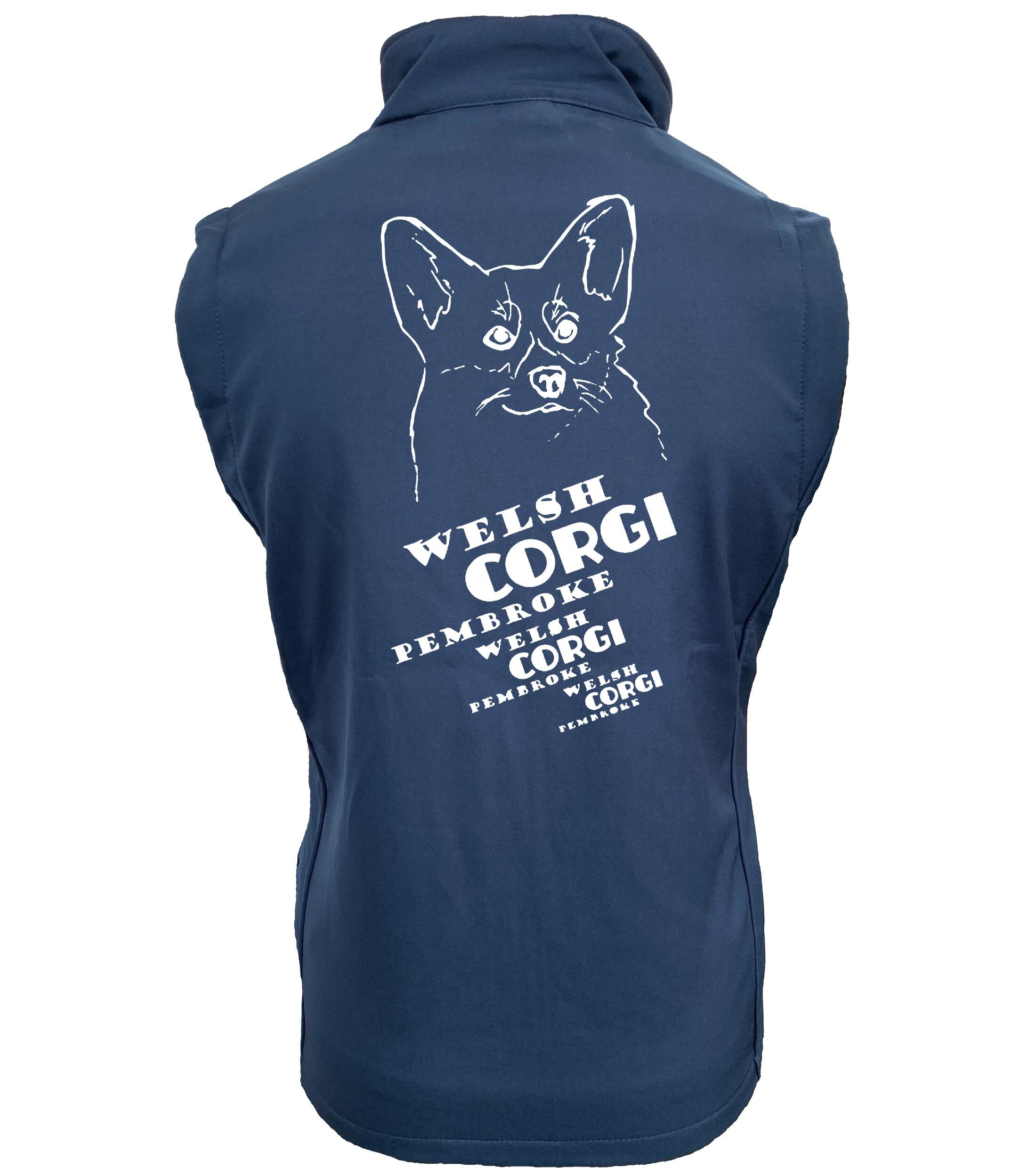 Women’s Softshell Jacket with Corgi Pembroke (Face) Dog Breed Design – Style & Comfort for Corgi Fans