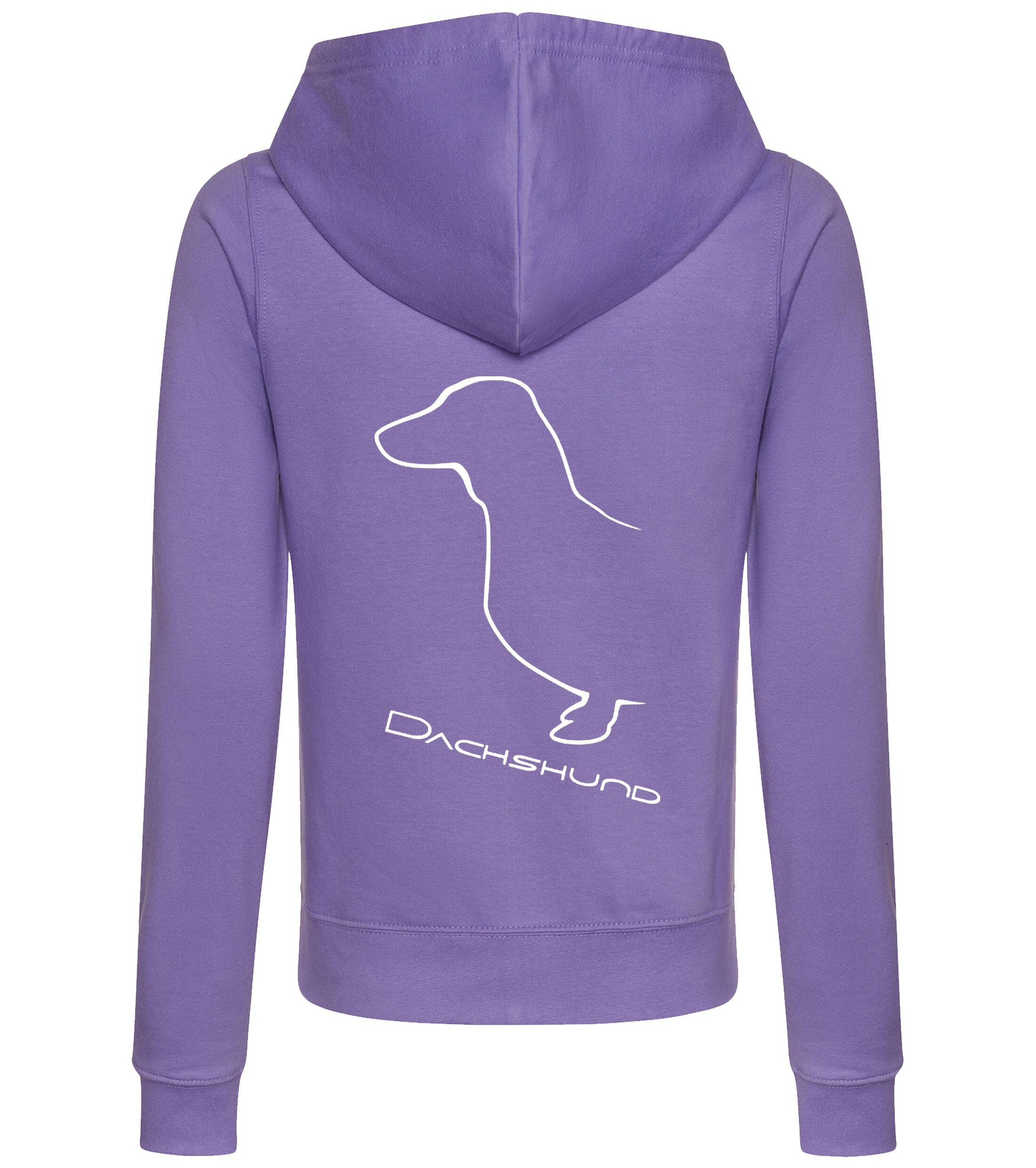 Dachshund (Smooth) Women’s Zipped Hoodie – Chic & Cozy for Dachshund Fans