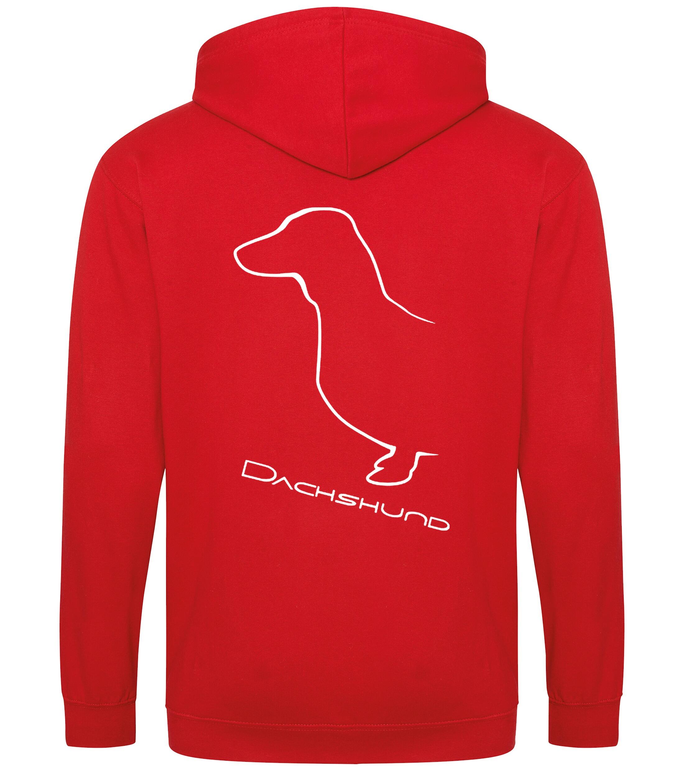 Dachshund (Smooth) Dog Breed Zipped Hoodie – Comfort, Style, and Dachshund Pride