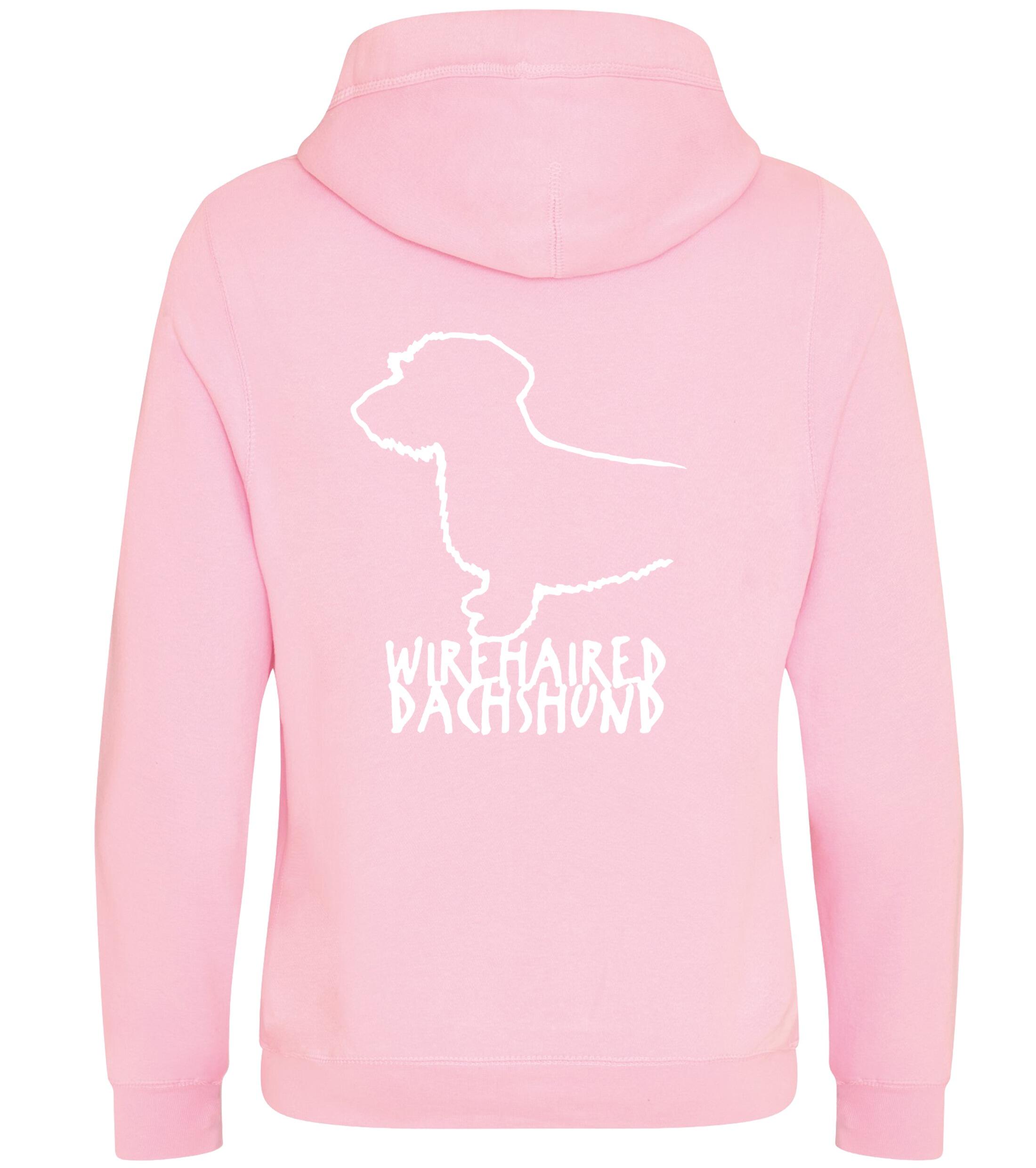 Dachshund (Wirehaired) Dog Breed Design Unisex Crossneck Pullover Hoodie – Style & Dachshund Pride