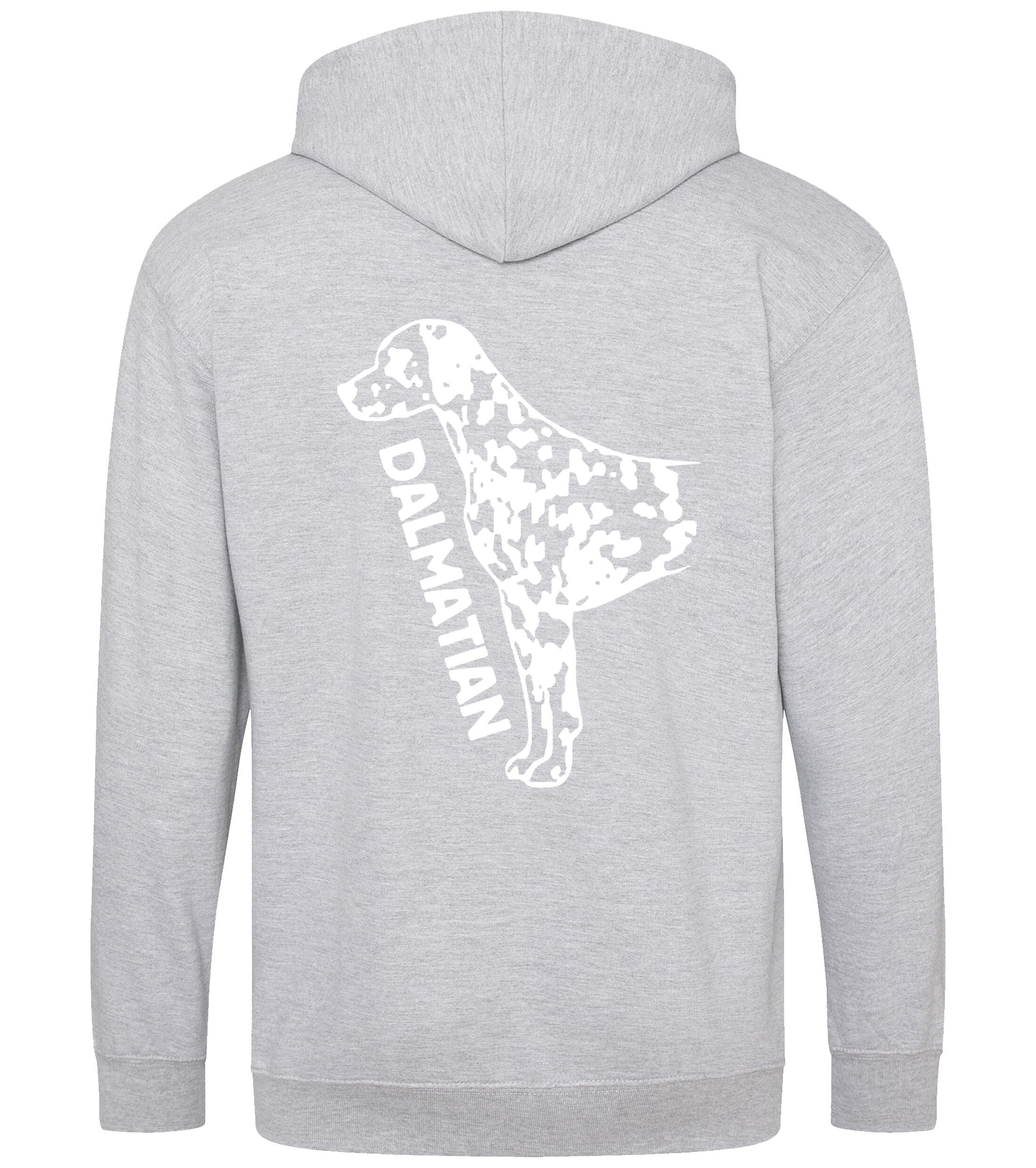 Dalmatian Dog Breed Design Zipped Hoodie – Comfort, Style, and Dalmatian Pride