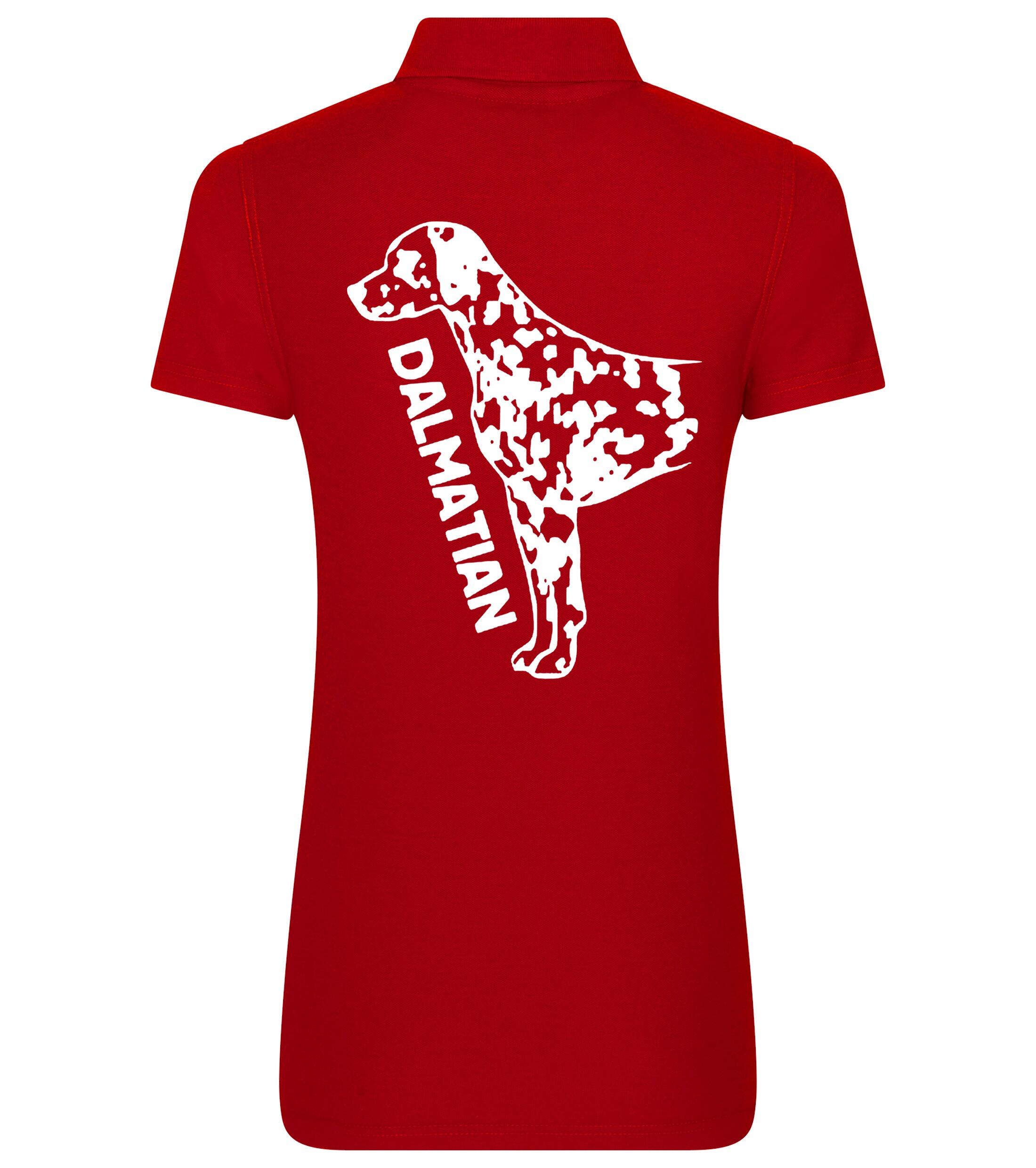 Dalmatian Dog Breed Design Women’s Cotton Polo – Elegance for Dalmatian Lovers