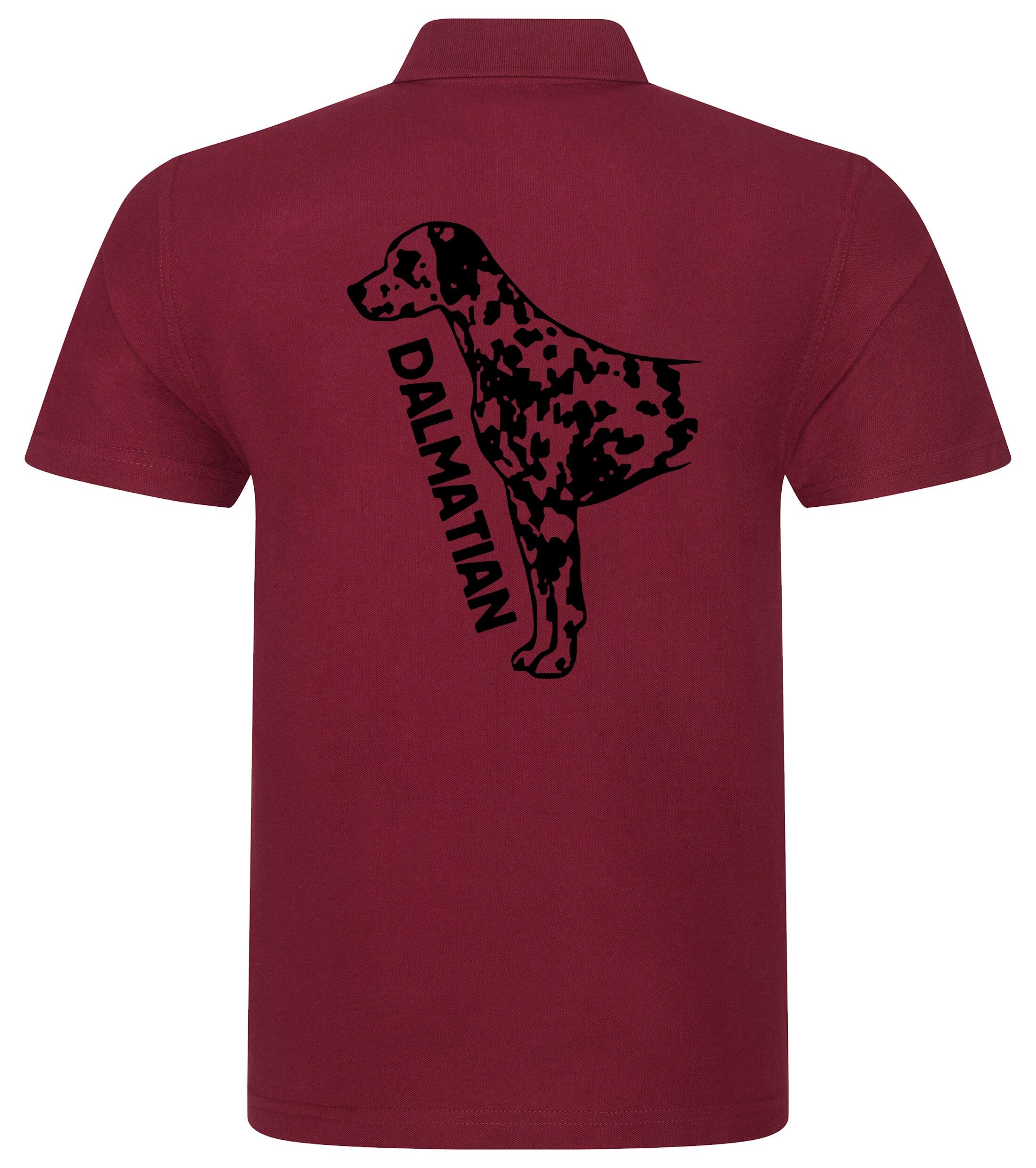 Dalmatian Dog Breed Design Unisex Cotton Polo – Classic Style for Dalmatian Lovers