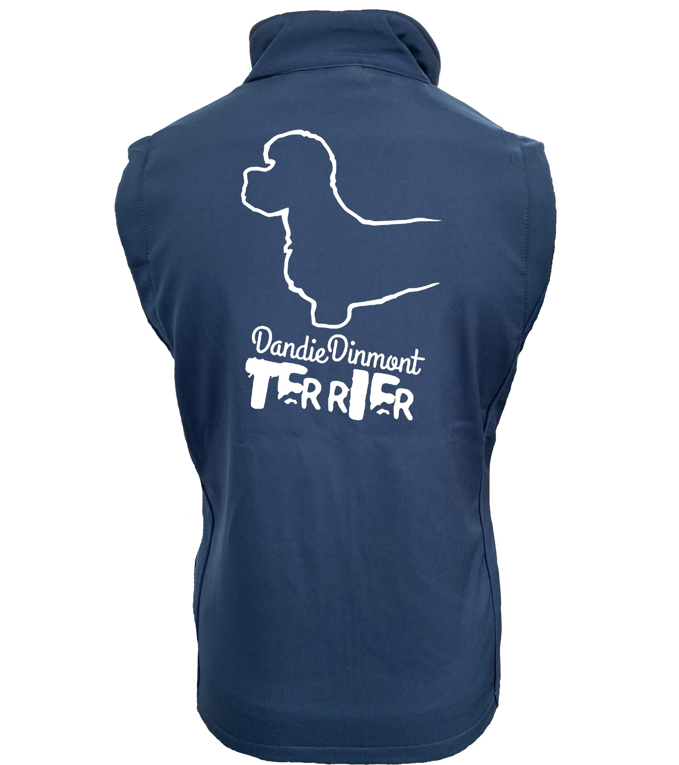 Dandie Dinmont Terrier Dog Breed Design Unisex Softshell Gilet – Stylish and Functional Outdoor Wear