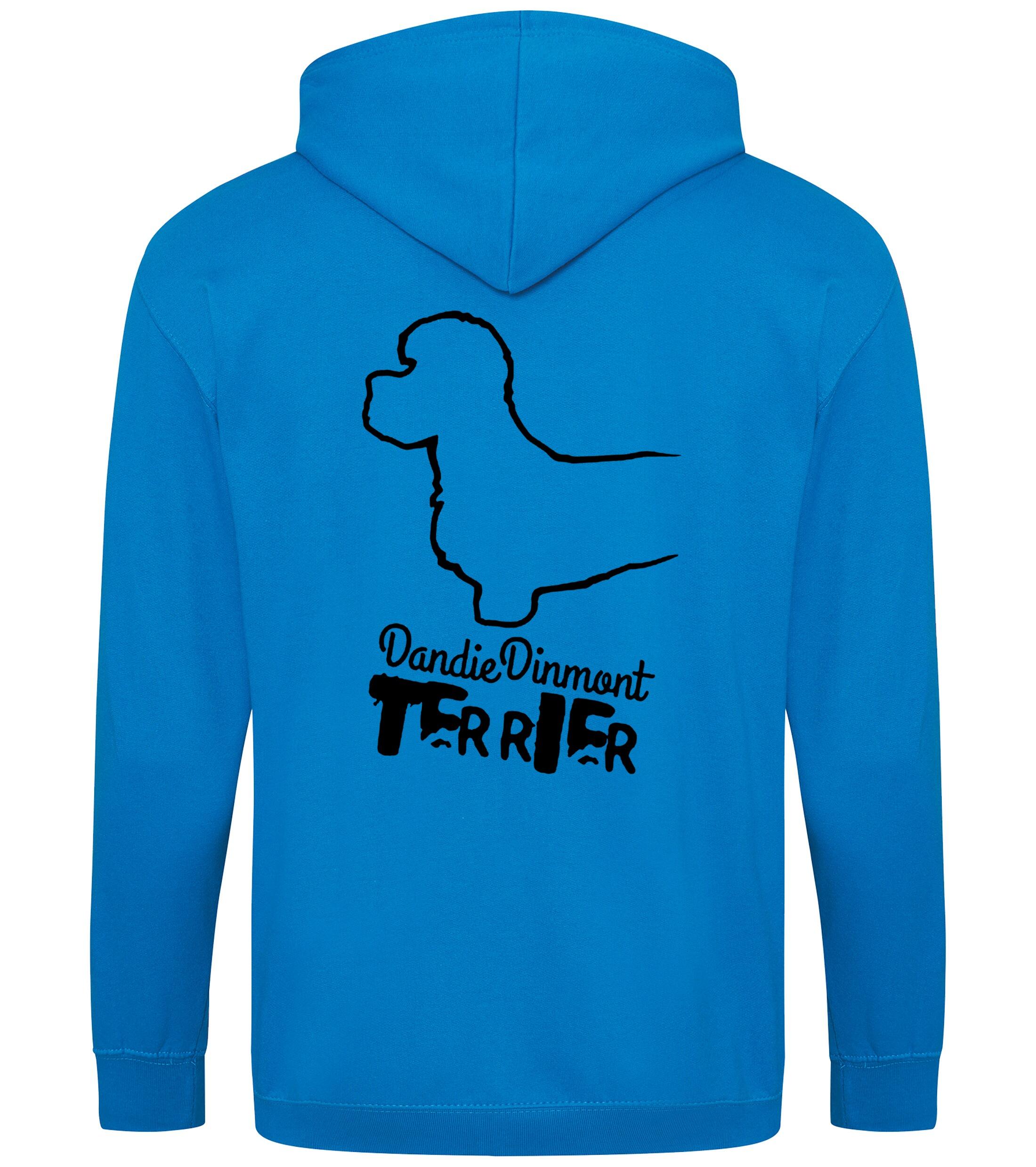 Dandie Dinmont Terrier Zipped Hoodie – Comfort, Style, and Dandie Dinmont Pride
