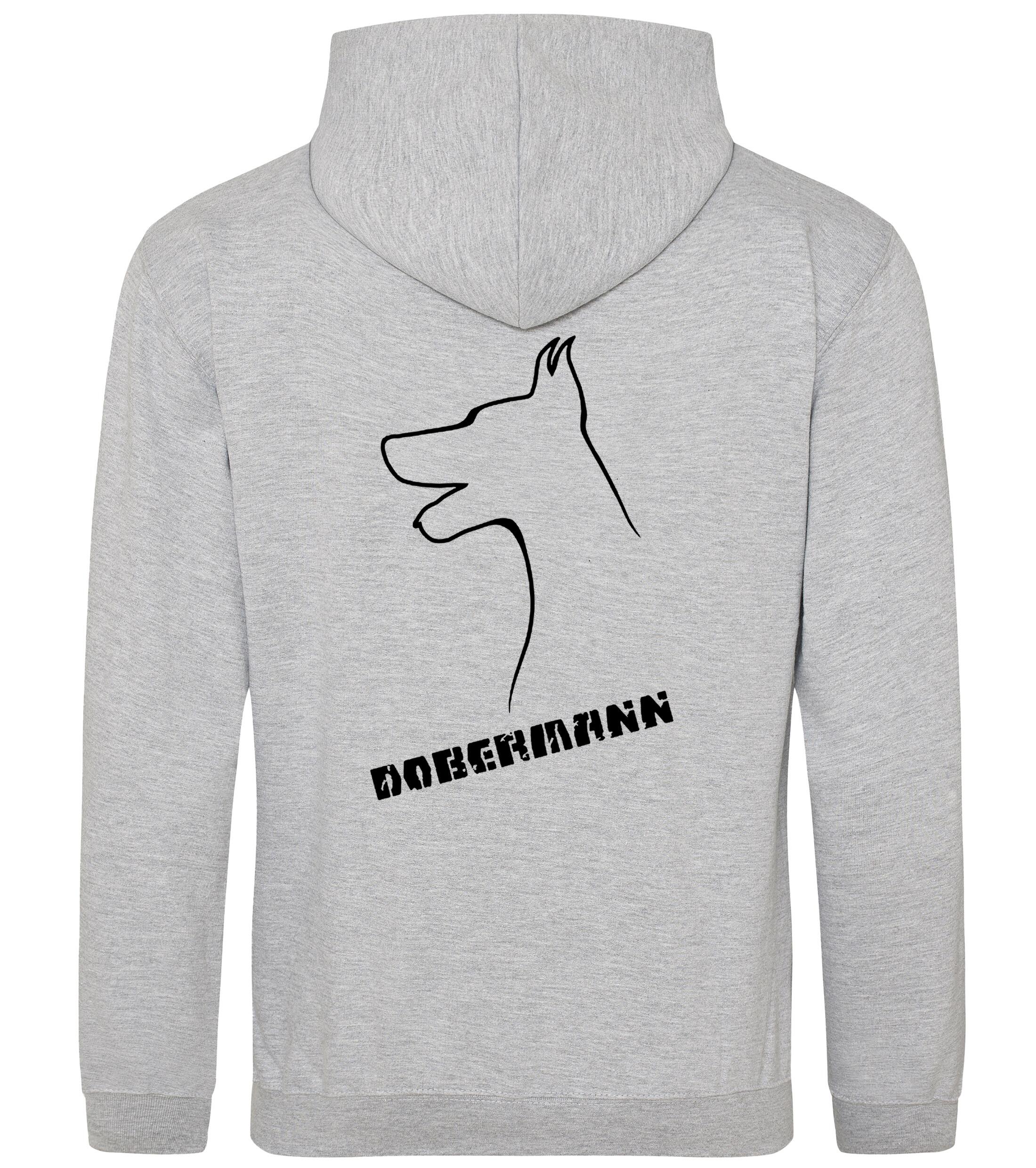 Dobermann (Head) Design Pullover Hoodie – Stylish & Cozy for Dobermann Enthusiasts