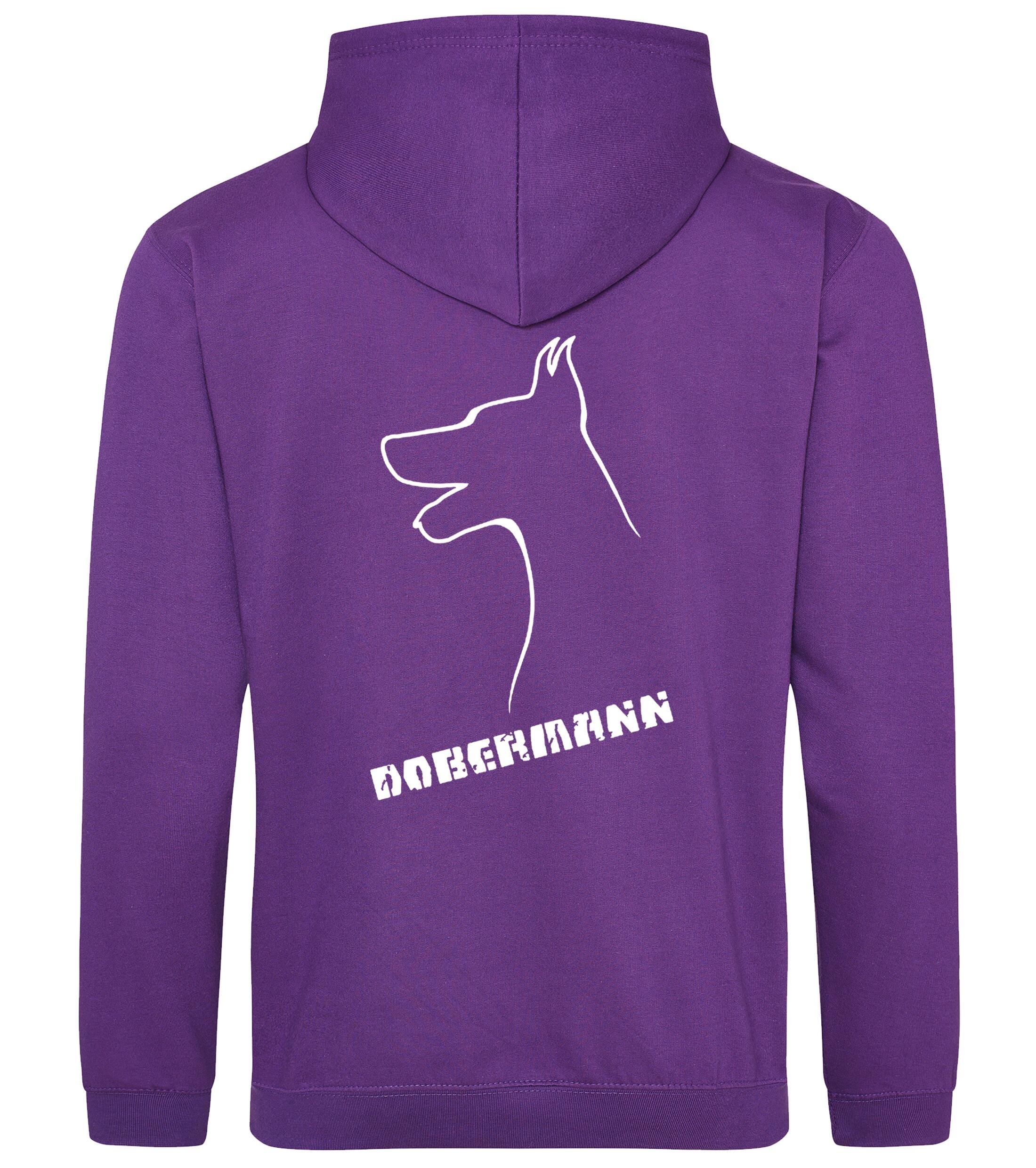 Dobermann (Head) Design Pullover Hoodie – Stylish & Cozy for Dobermann Enthusiasts