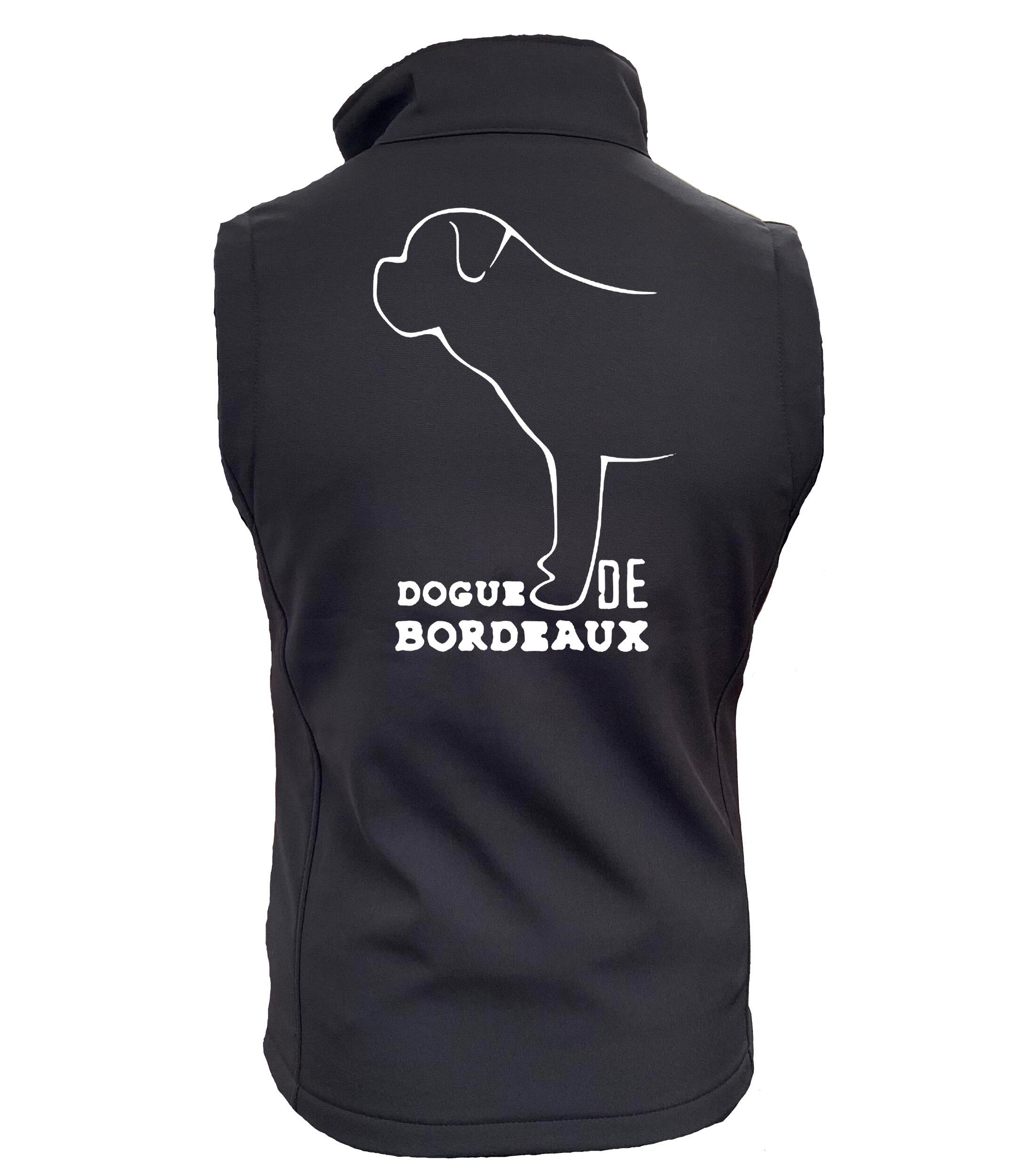 Dogue De Bordeaux (Outline) Design Unisex Softshell Jacket – Style for Dogue De Bordeaux Lovers