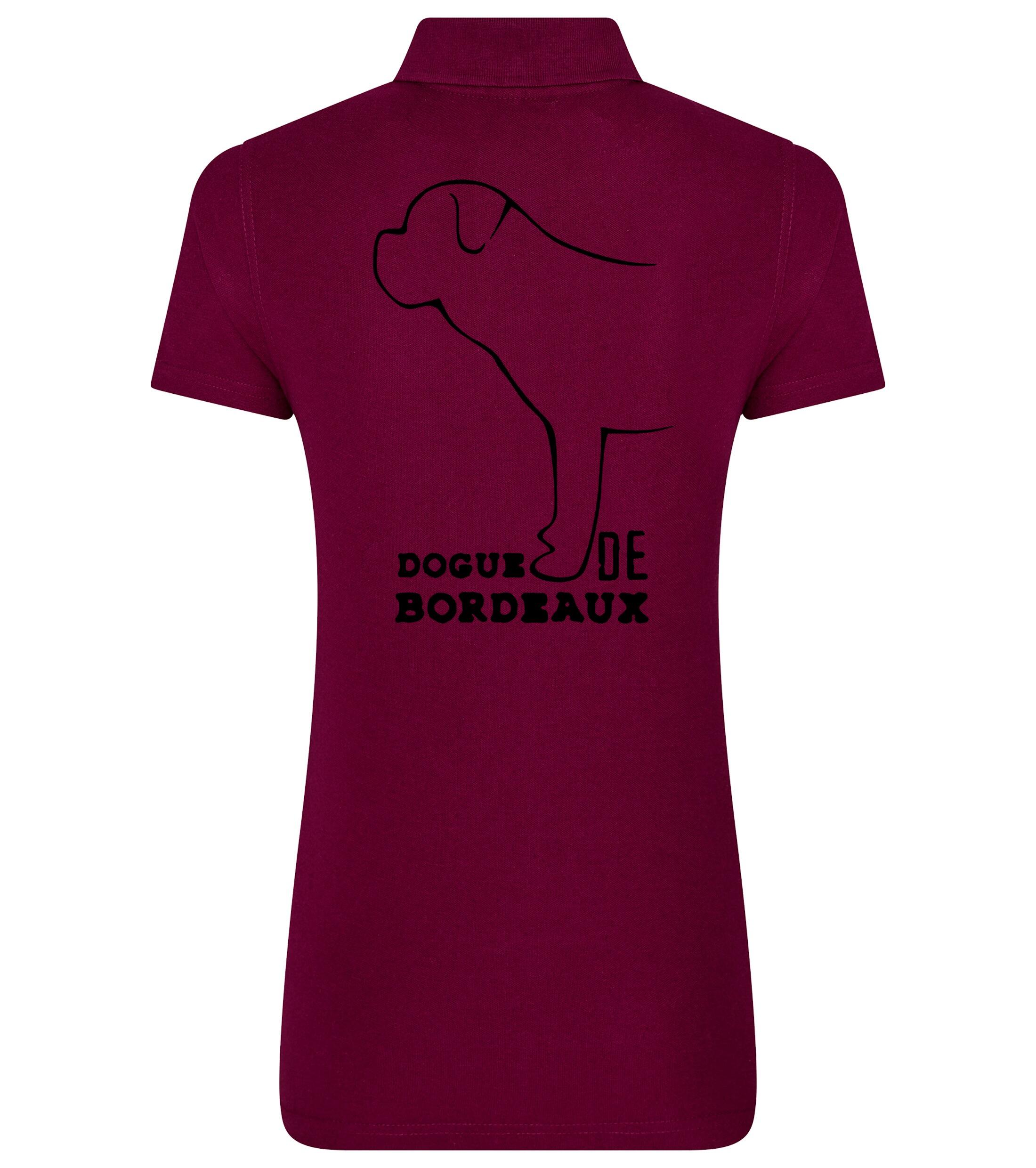 Dogue De Bordeaux Dog Breed Design Women’s Cotton Polo – Elegance for Dogue De Bordeaux Lovers