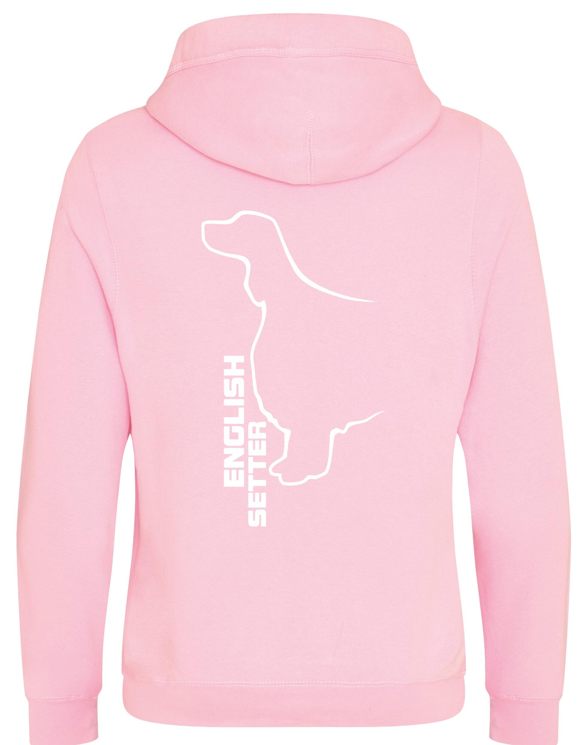 Unisex Crossneck Pullover Hoodie with English Setter Design – A Must-Have for English Setter Fans