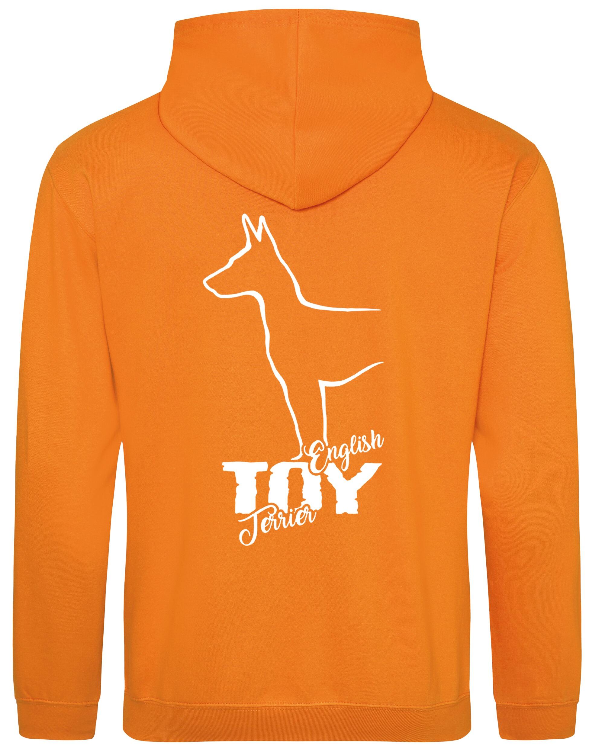 English Toy Terrier Dog Breed Design Pullover Hoodie – Cozy and Stylish for Terrier Lovers