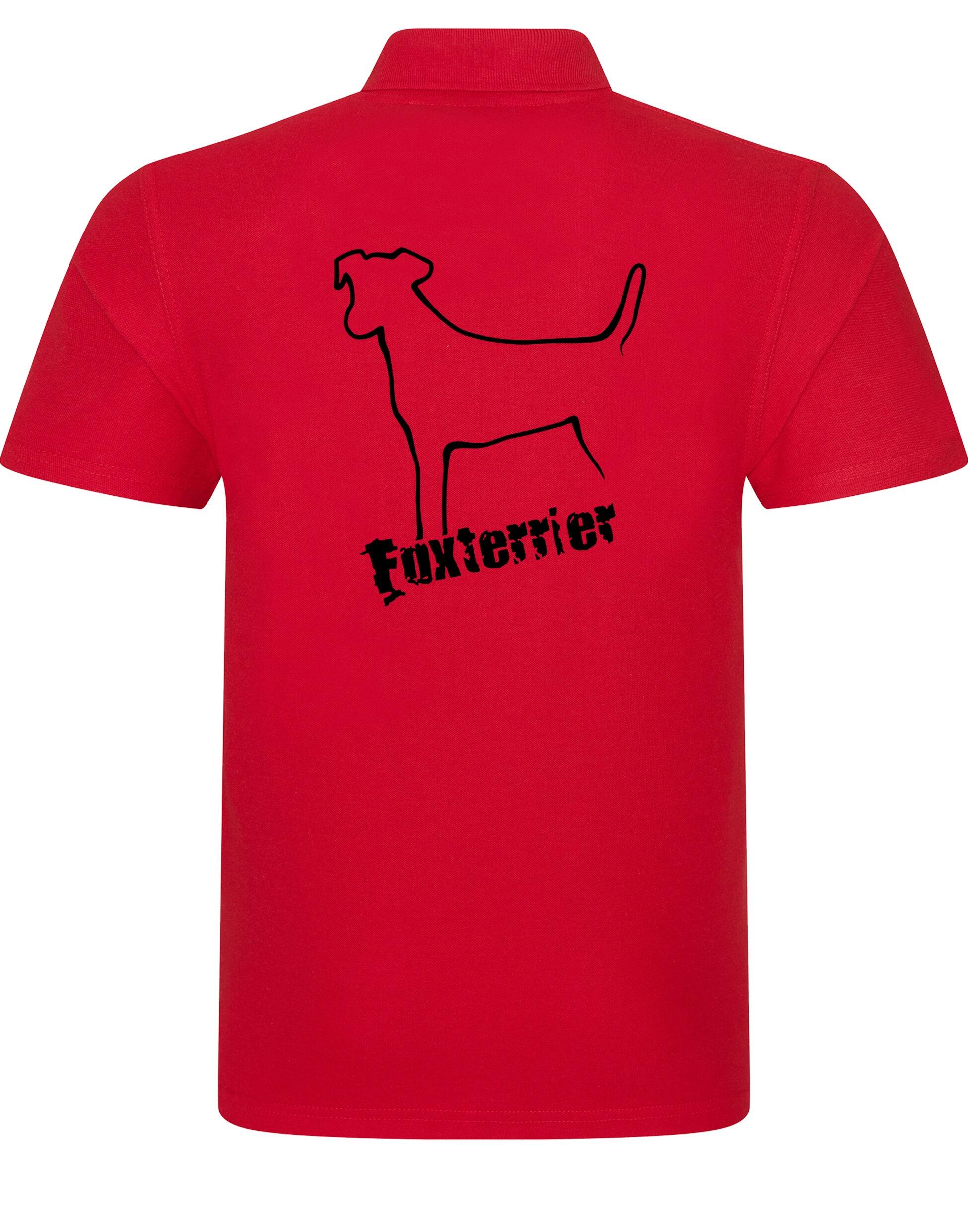 Unisex Cotton Polo with Fox Terrier Design – Comfort and Style for Every Terrier Fan