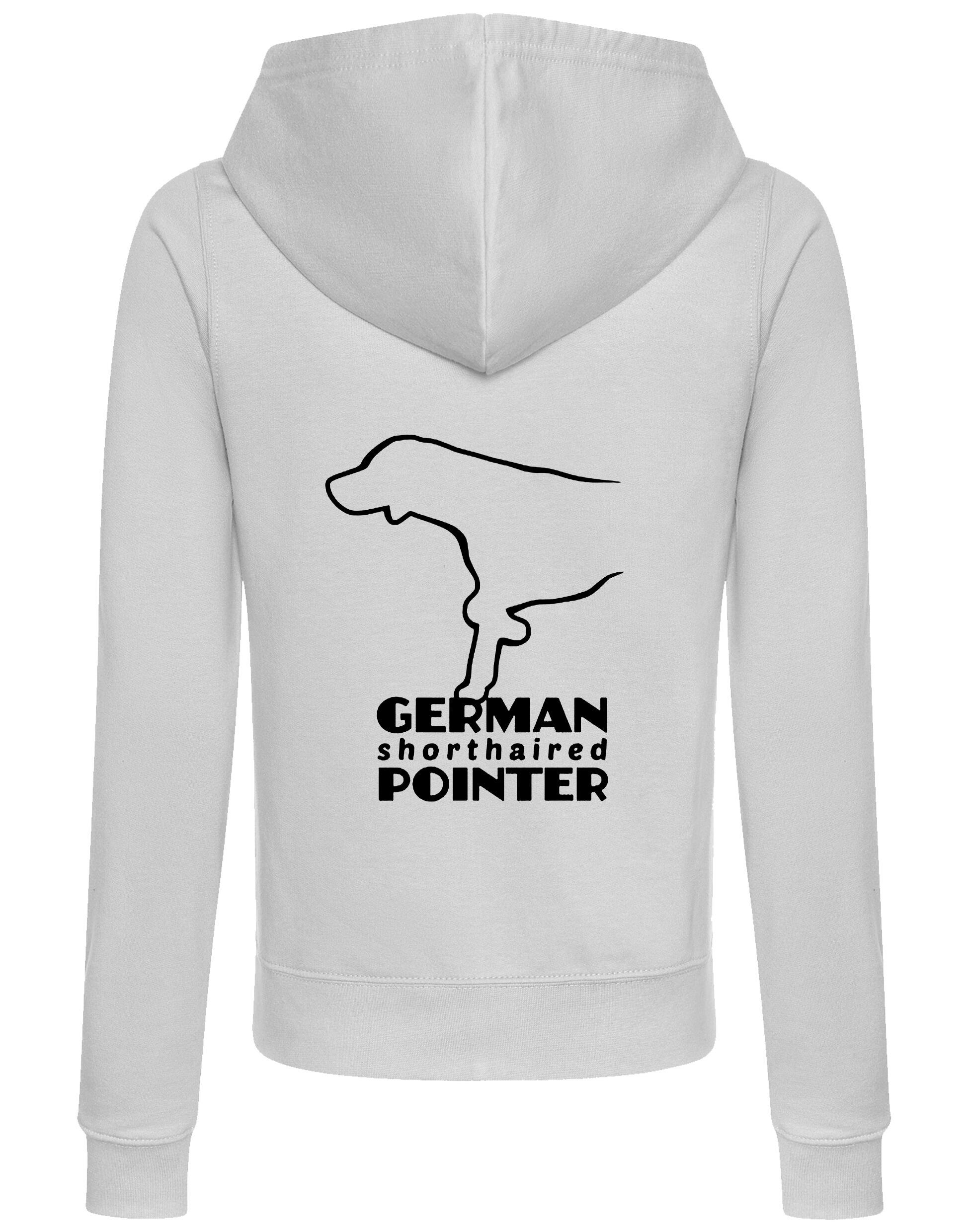 German Shorthaired Pointer Women’s Zipped Hoodie – Comfort, Style, and Pointer Pride