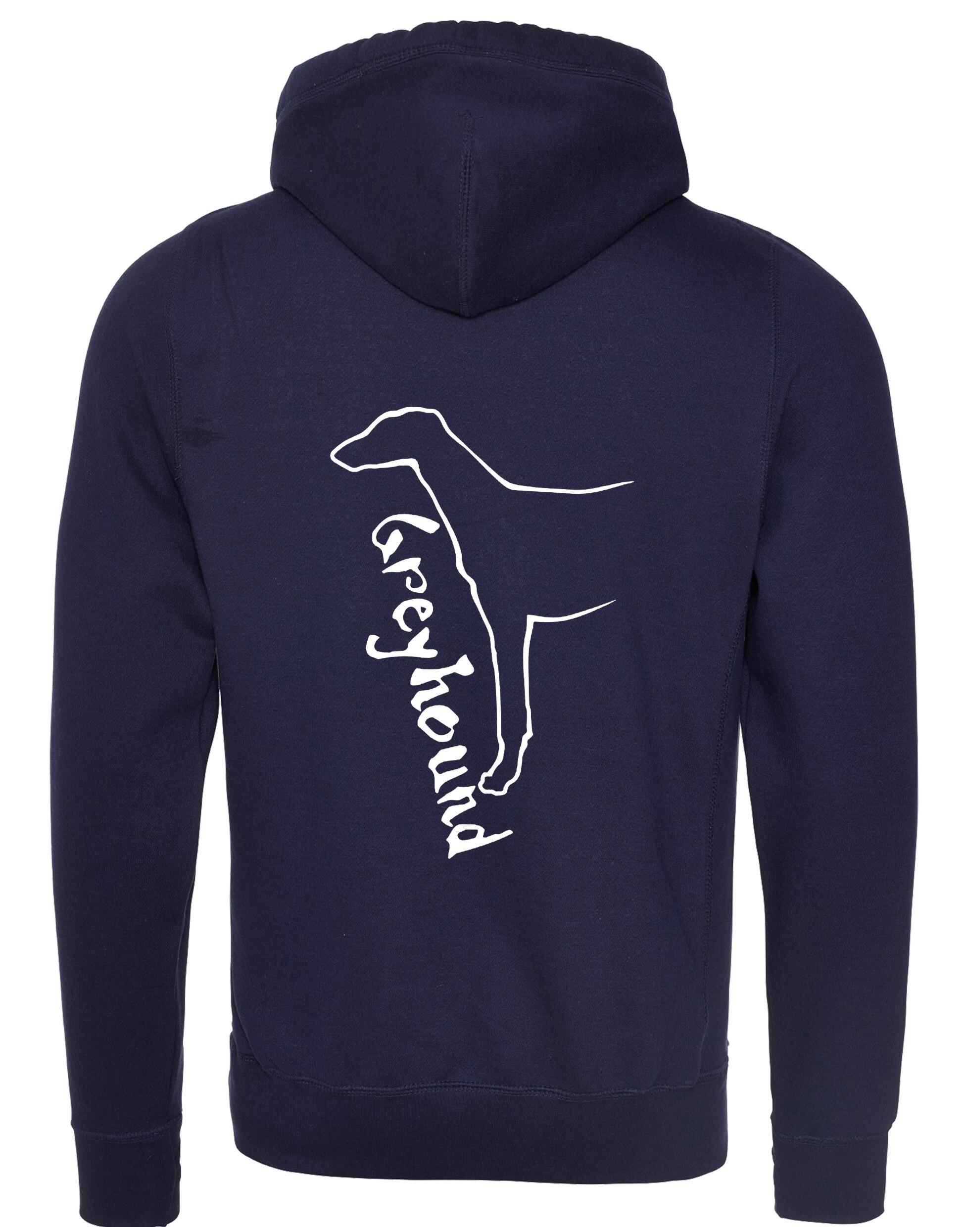 Unisex Greyhound crossneck pullover hoodie with exclusive breed graphic, premium heavy-blend fabric, brushed fleece interior, and kangaroo pocket, perfect for dog lovers.