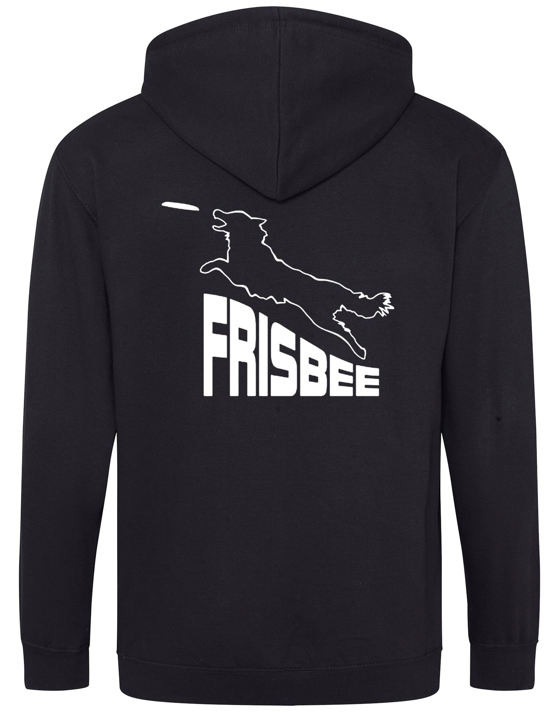 Frisbee Zipped Hoodie – High-quality hoodie featuring exclusive Frisbee-inspired artwork, a full-zip front, and practical pockets, perfect for Frisbee enthusiasts.