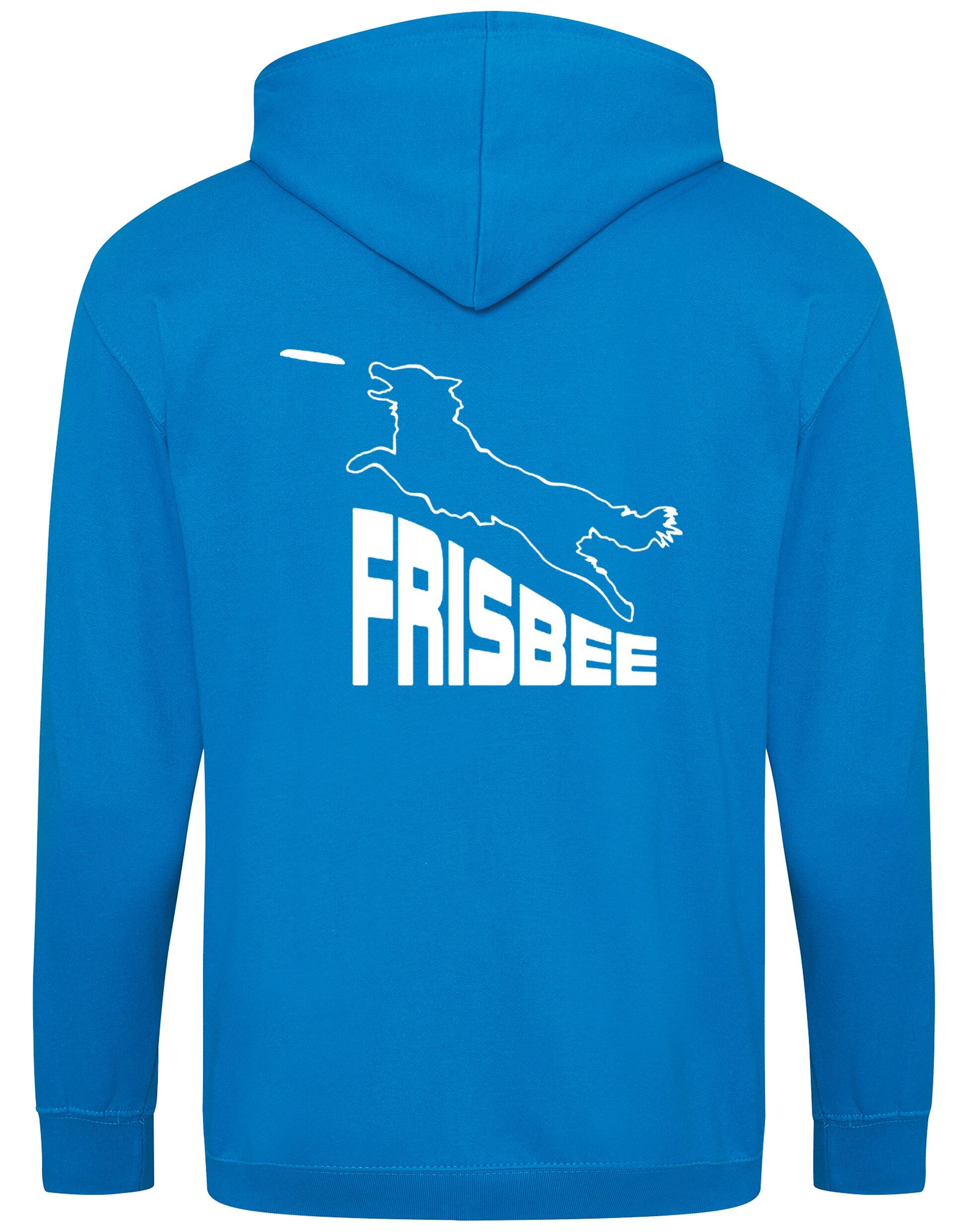 Frisbee Zipped Hoodie – High-quality hoodie featuring exclusive Frisbee-inspired artwork, a full-zip front, and practical pockets, perfect for Frisbee enthusiasts.