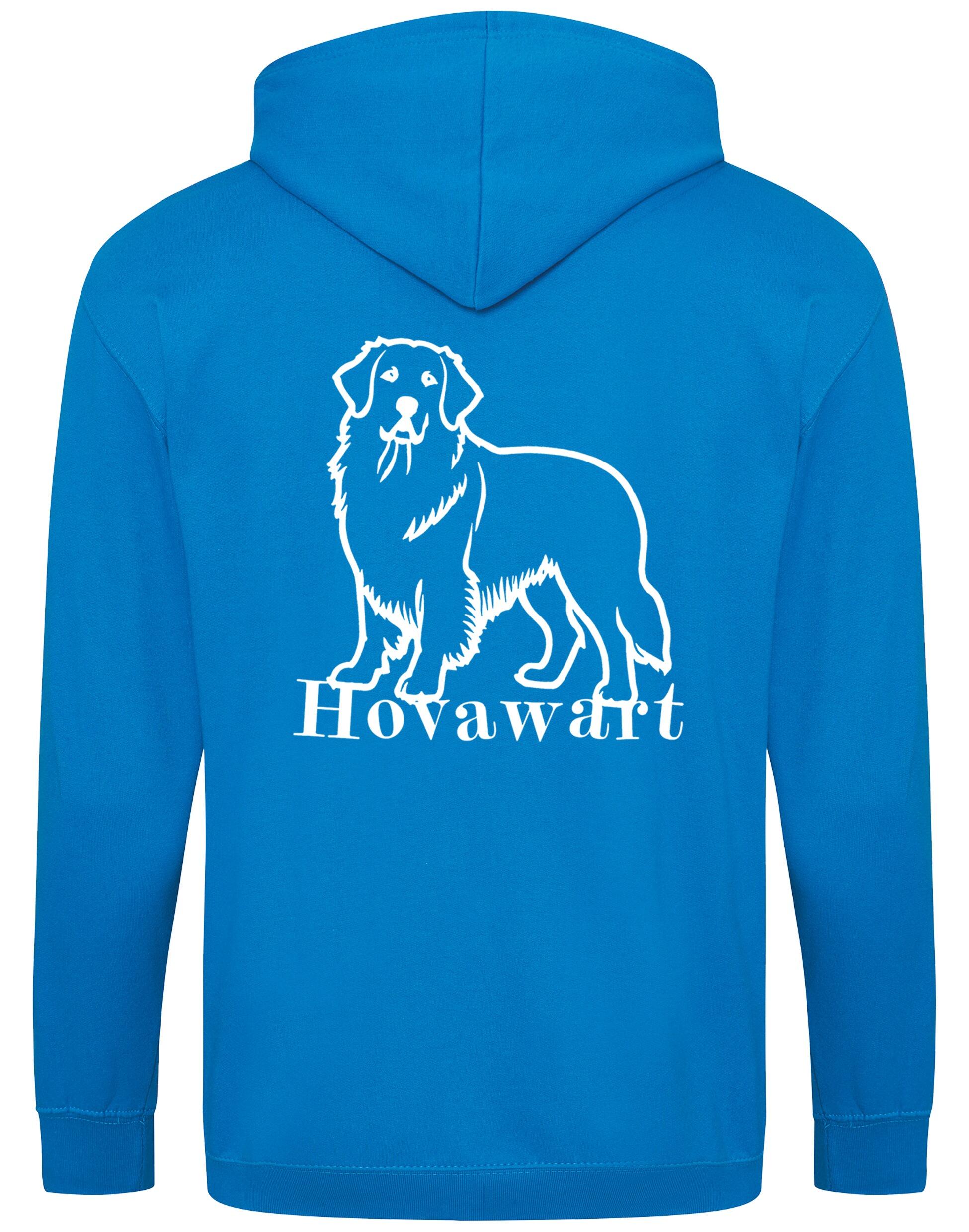 Hovawart Zipped Hoodie – Durable heavy-blend fabric with exclusive breed artwork, perfect for Hovawart lovers.