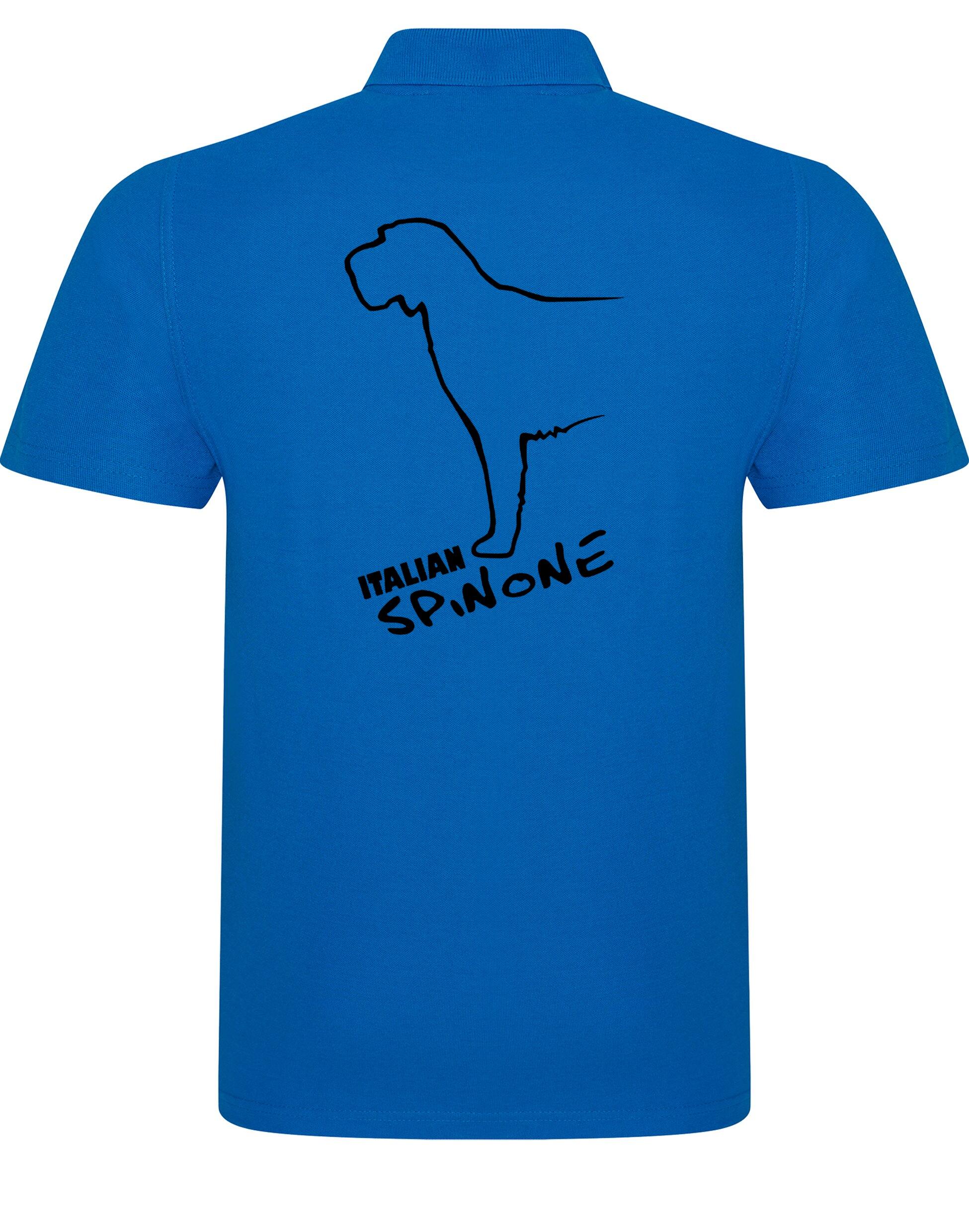 Unisex Cotton Polo featuring exclusive Italian Spinone design, made with soft, breathable cotton and offering a relaxed fit for comfort and style.