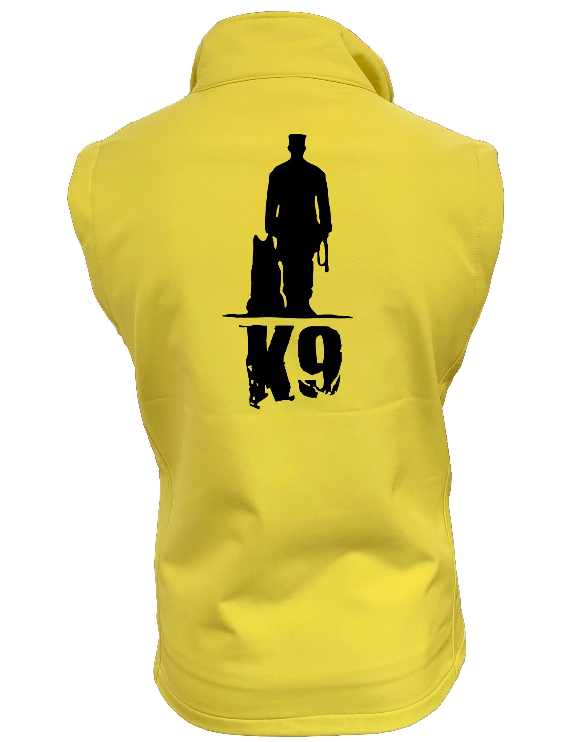 Women’s softshell gilet with exclusive K9 design, lightweight and water-resistant, tailored for outdoor adventures and everyday style.