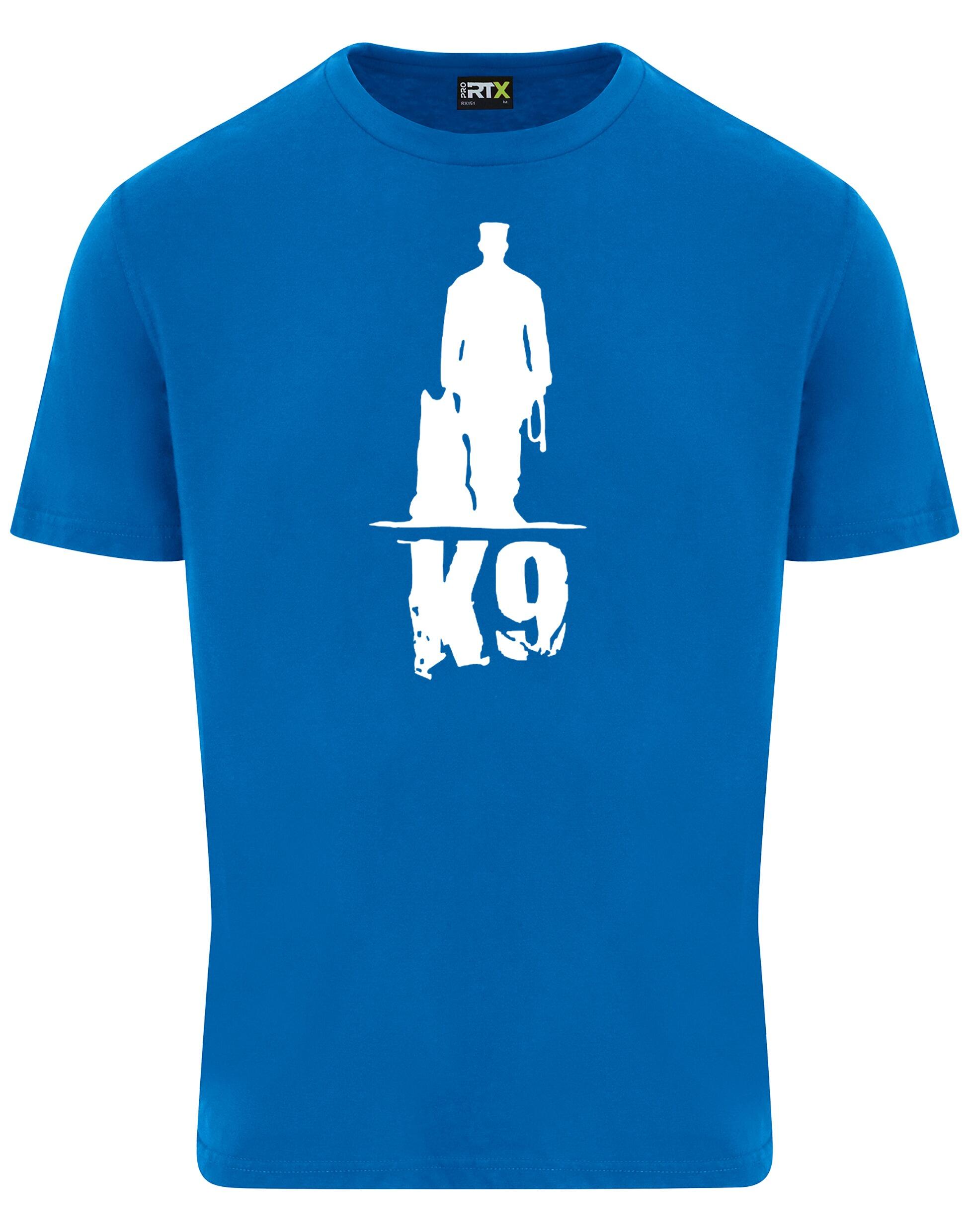 K9 Unisex Roundneck T-shirt featuring exclusive breed-inspired artwork, made from soft, breathable cotton for ultimate comfort.