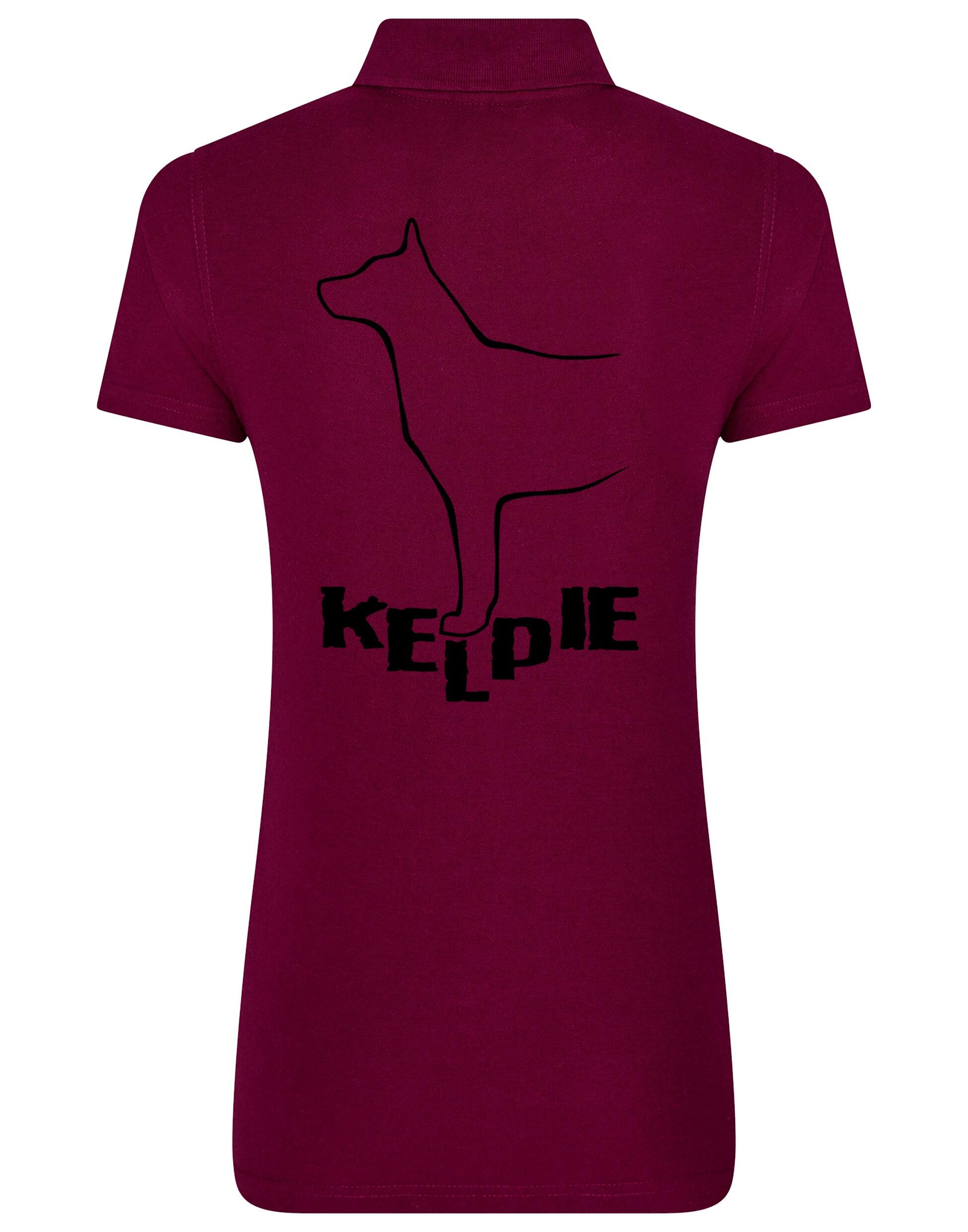 Women's Cotton Polo featuring exclusive Kelpi design with a flattering feminine fit, premium cotton fabric, and stylish comfort for all-day wear.
